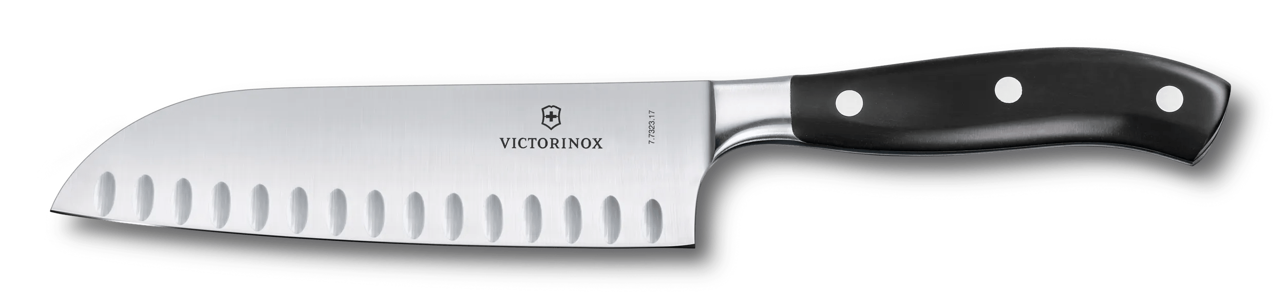 Victorinox Faca Santoku Grand Maître, 17 cm em preto - 7.7323.17G