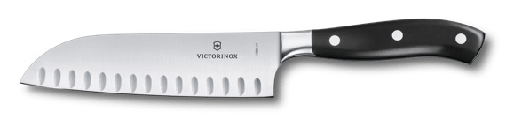 Victorinox グランメートル ウッド 三徳包丁プラス ブラック - 7.7303.17G