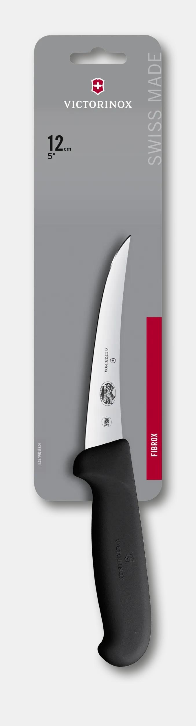 Victorinox FIBROX ボーニングナイフ, 12 cm ブラック - 5.6603.12B