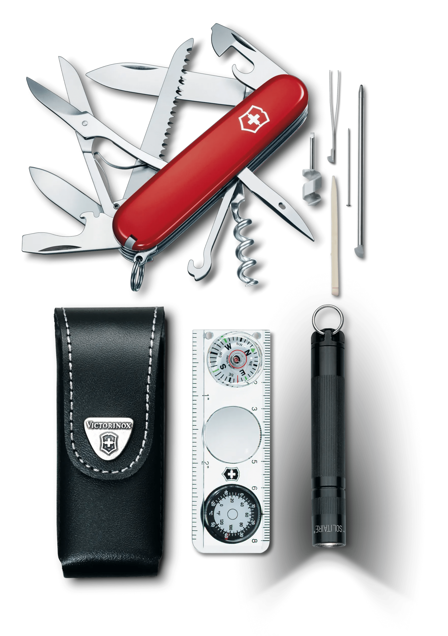 Victorinox Traveller Set in red - 1.8726
