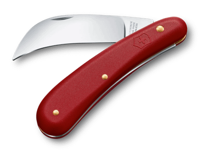 Greffoir Victorinox V39140 - Lame Pointue 45 Mm Et Spatule - Rouge - Pour Jardinage Et Bricolage