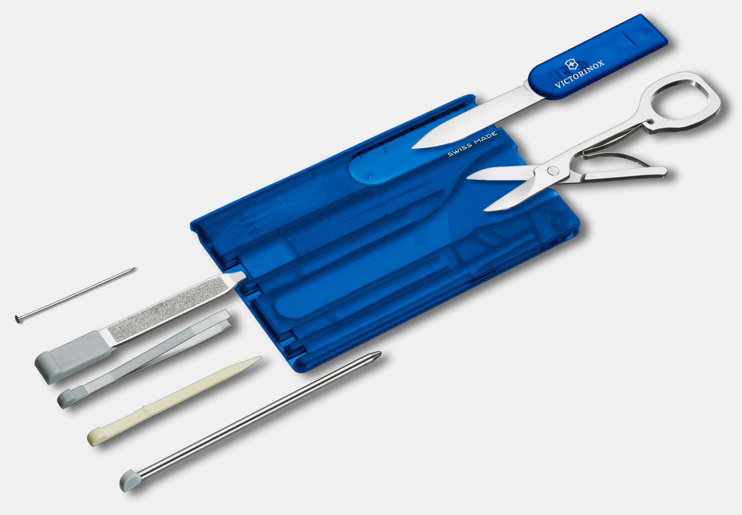 Victorinox Swiss Card Classic in blue transparent - 0.7122.T2