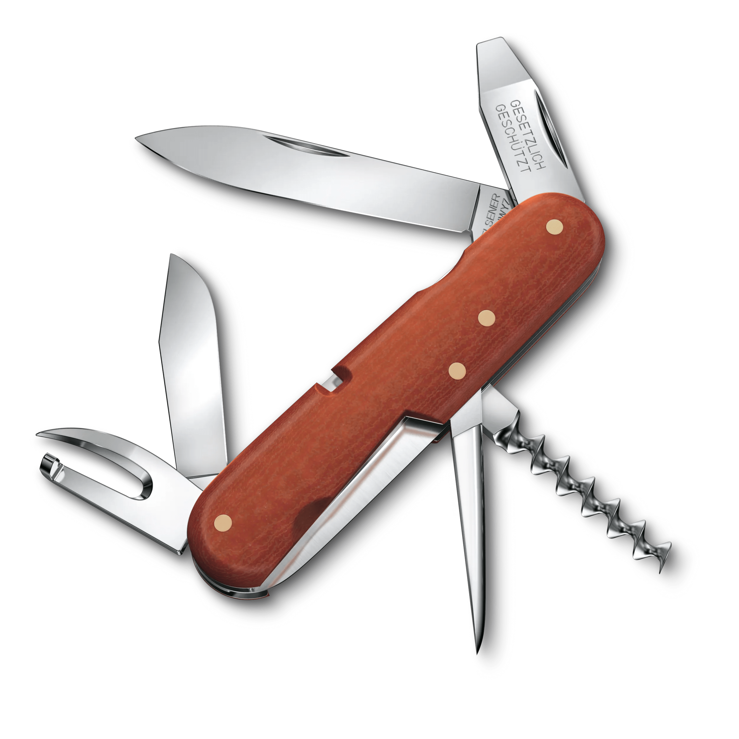 VICTORINOX  Wnger 1  当時物 Victorinox 复刻1897 限量版瑞士军刀为红色，硫化纤维- 0.1897.J22