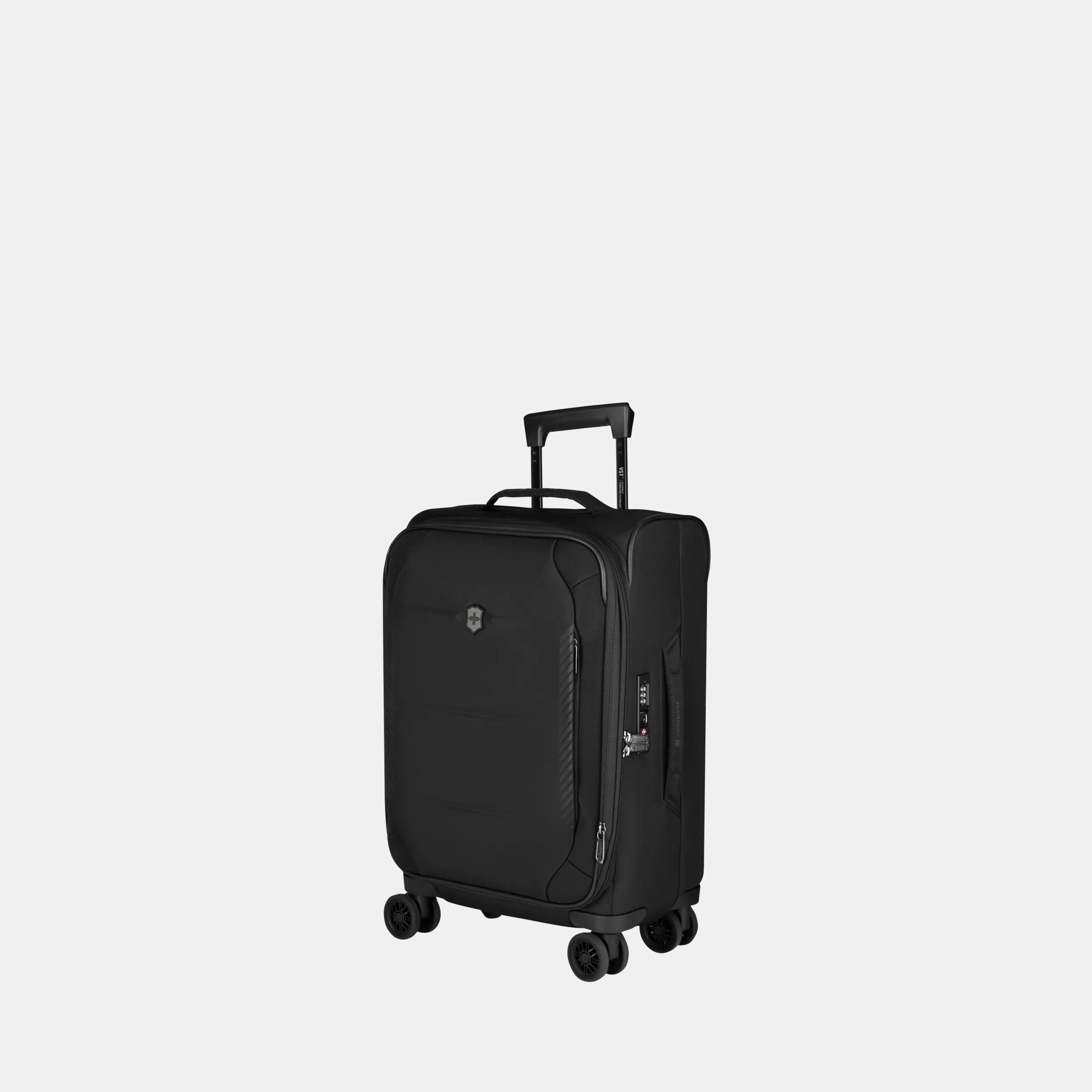 Victorinox Crosslight Frequent Flyer Softside Carry-On in black