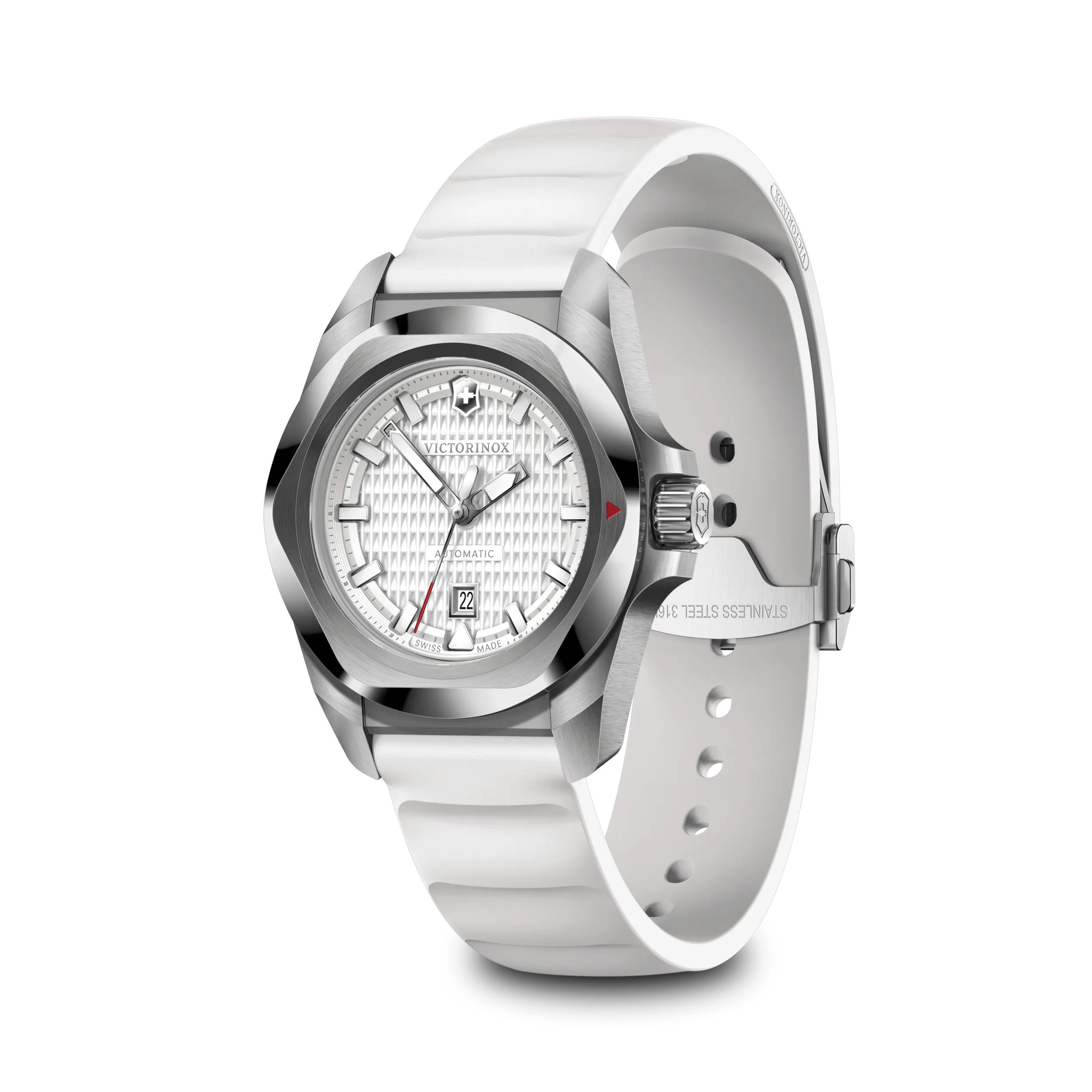 Victorinox Silver and White Stainless Steel Bracelet Watch Victorinox Swiss Army Active Summit XLT Women main image 4