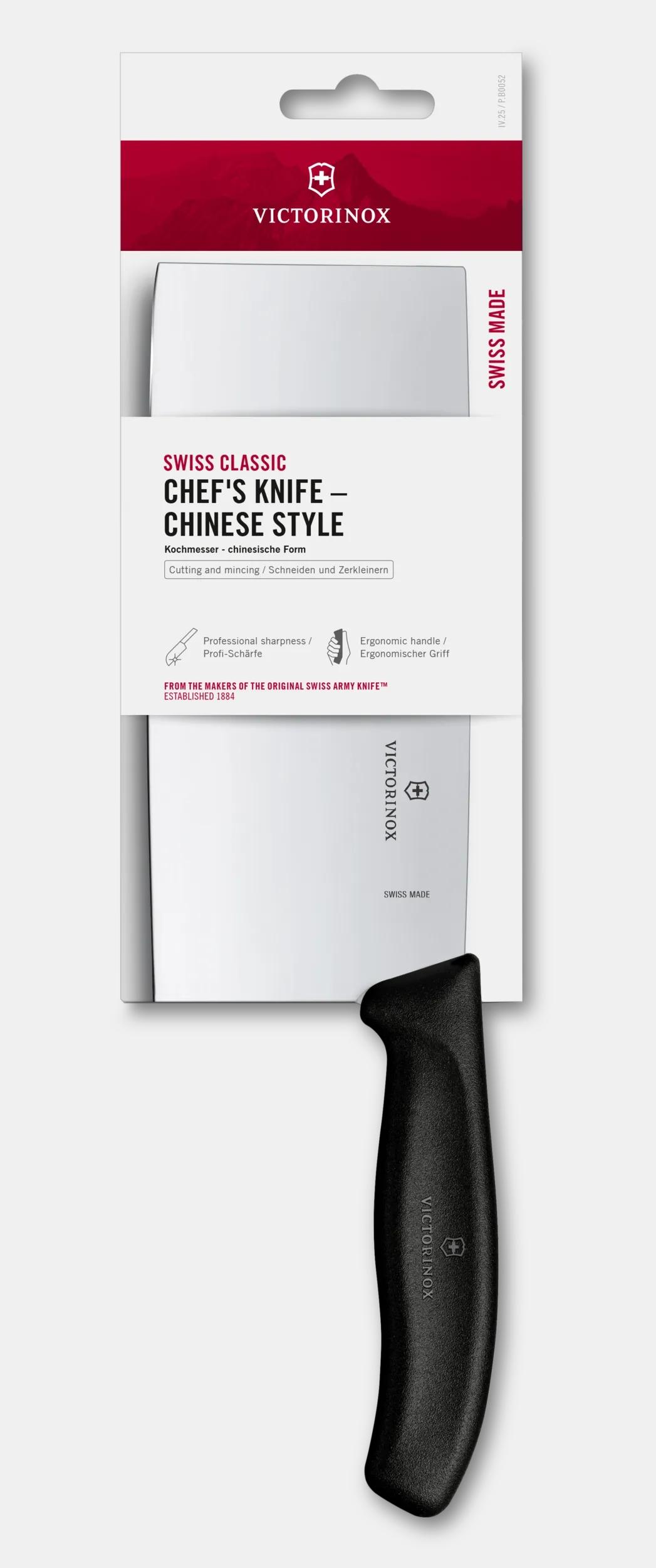 Victorinox Swiss Classic Chinese Style Chef's Knife, 18 cm in