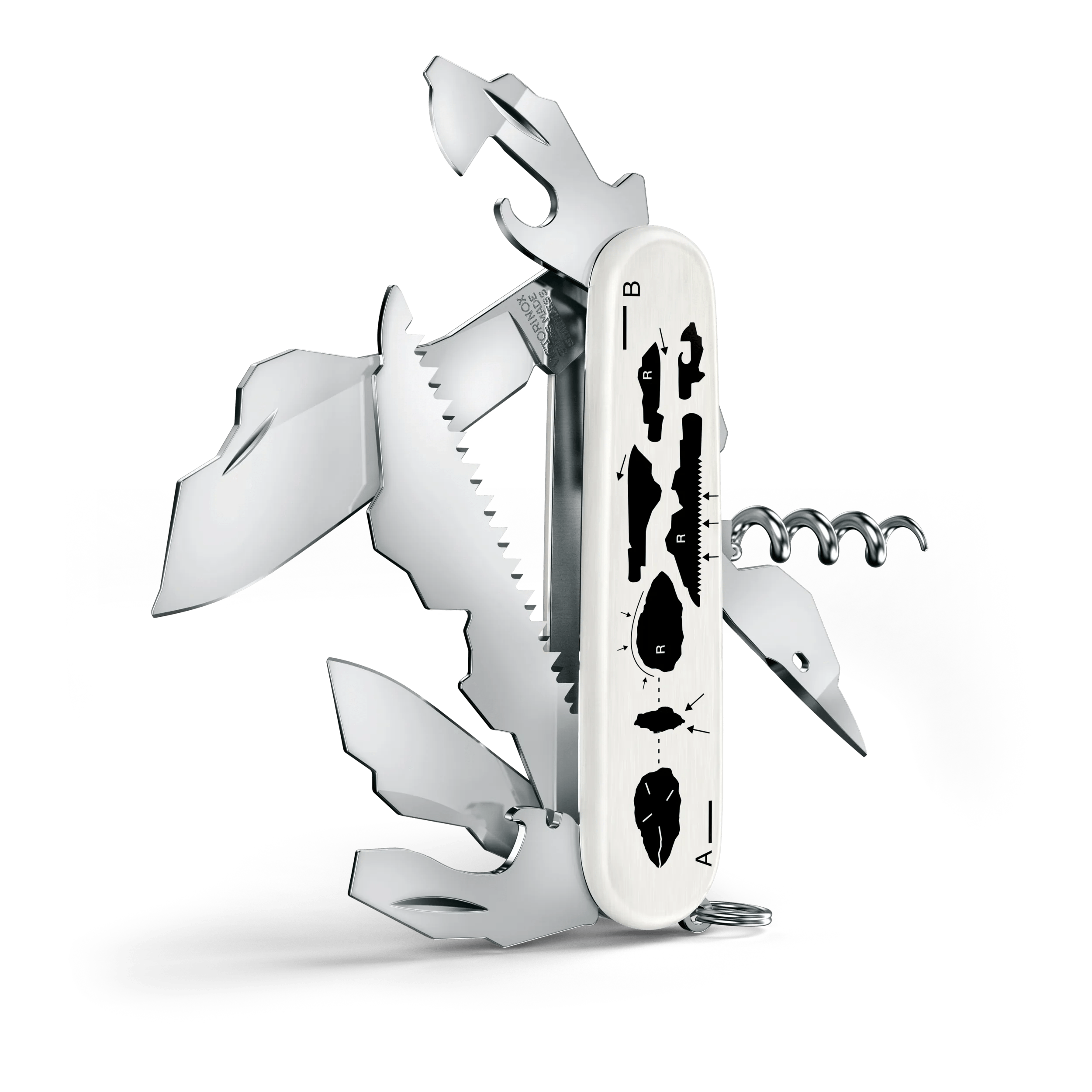 ビクトリノックスOff-White 1.3611.OW Victorinox Off-White™ c/o Victorinox in Designer White