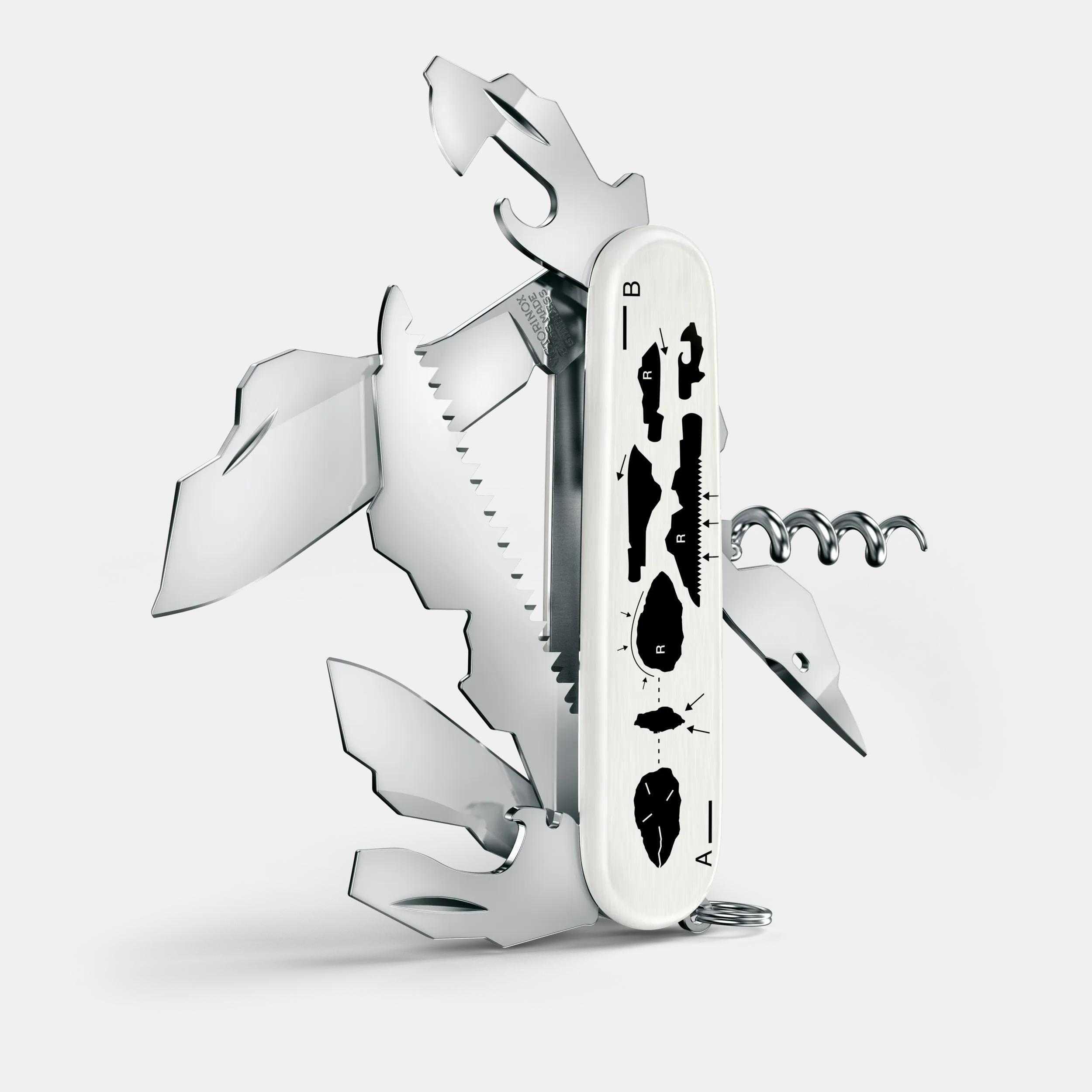 ビクトリノックスOff-White 1.3611.OW Victorinox Off-White™ c/o Victorinox in Designer White
