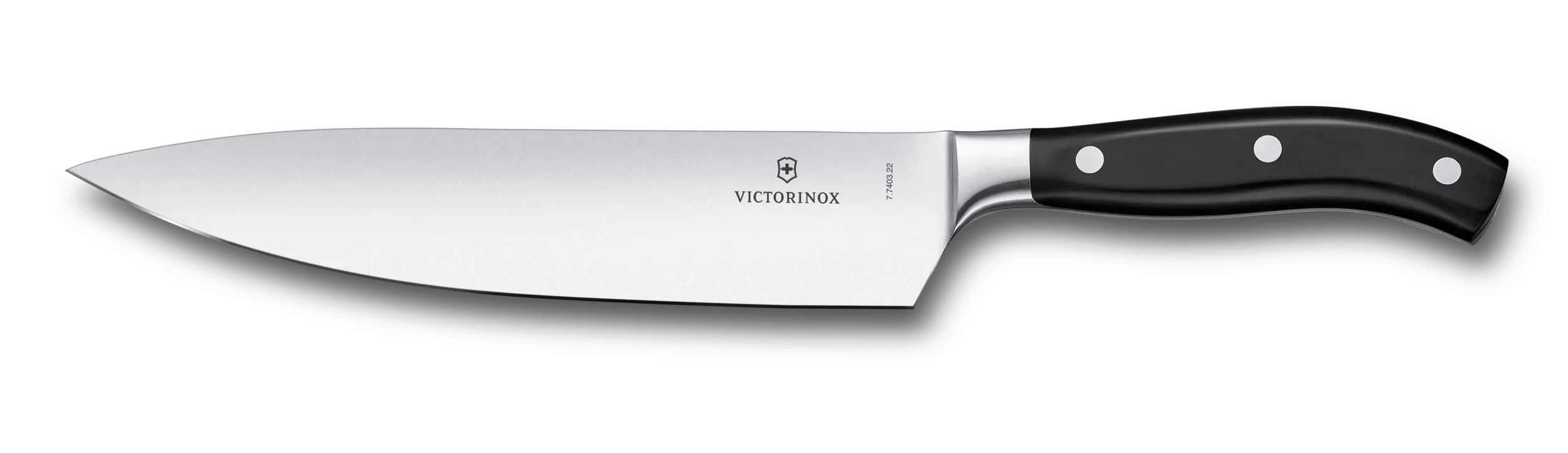 Victorinox Grand Maître Carving Knife, 22 cm in Black - 7.7403.22G