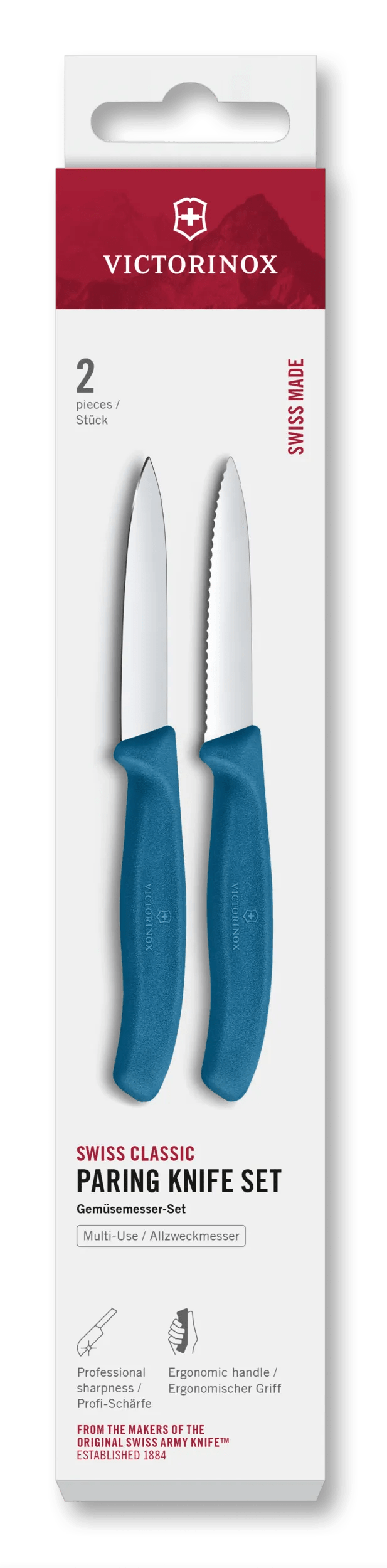 Victorinox スイスクラシック パーリングナイフセット 2ピース, 8 cm