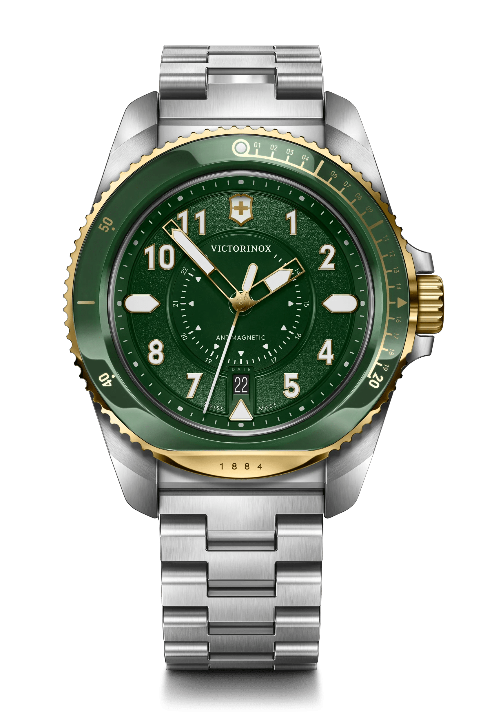 New Victorinox Swiss Army I.N.O.X. V Quartz White Dial