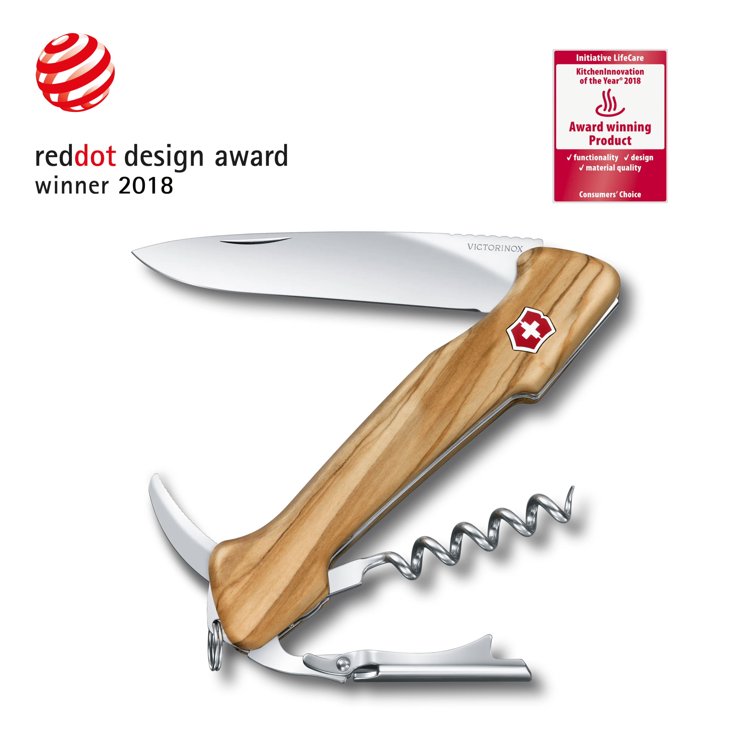 Vicotar Wood Master 美品 Victorinox Wine Master Wood in Olive wood - 0.9701.64
