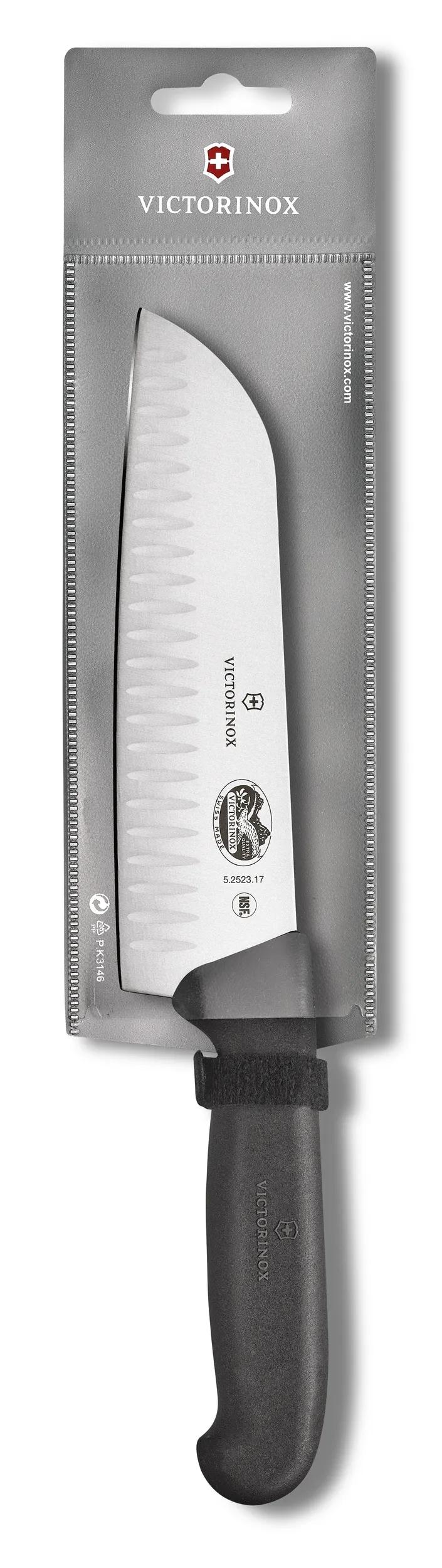Fibrox&reg; 7&rdquo; Santoku Knife Granton Blade - 5.2523.17