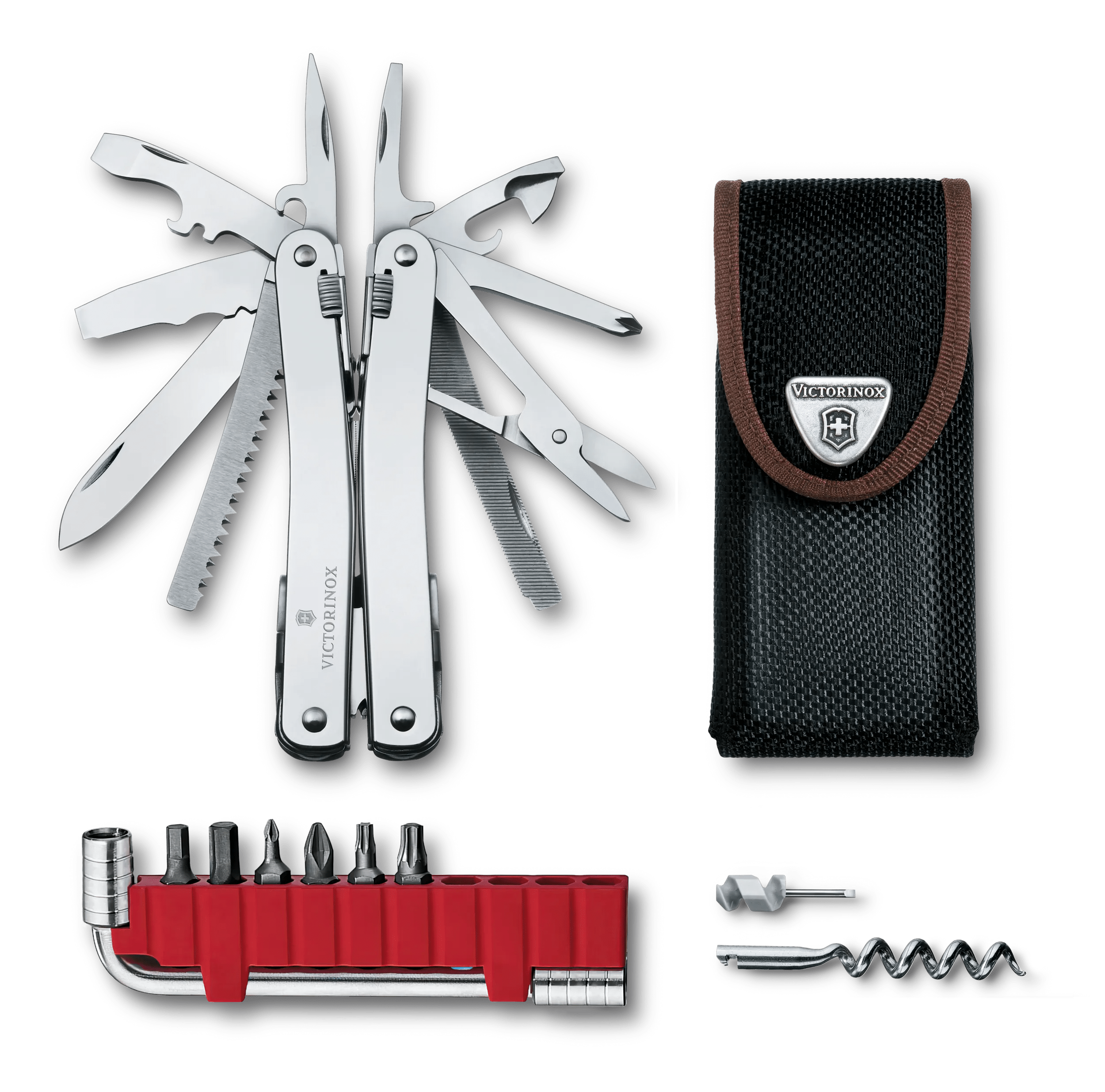 Victorinox Swiss Tool Spirit X Plus in Includes nylon belt pouch