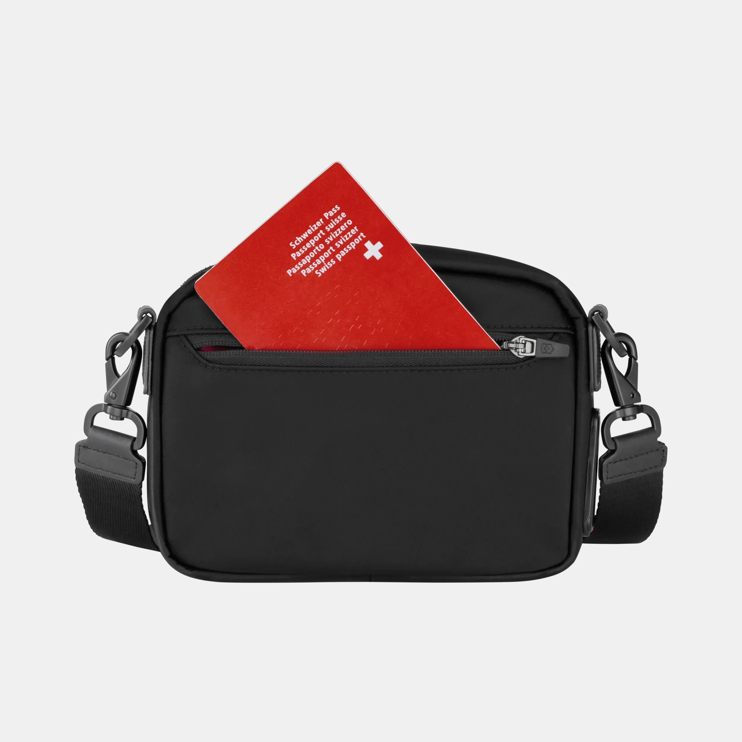 Victorinox Alox Nero Compact Crossbody Bag in black - 612768