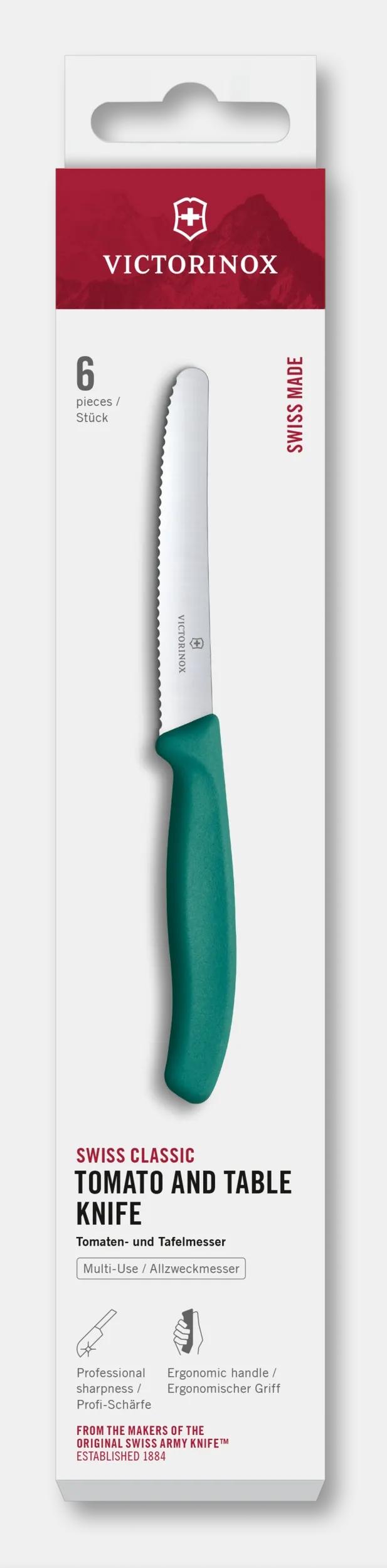 Swiss Classic Tomato and Table Knife Set, 6 Pieces - 6.7834.6C1