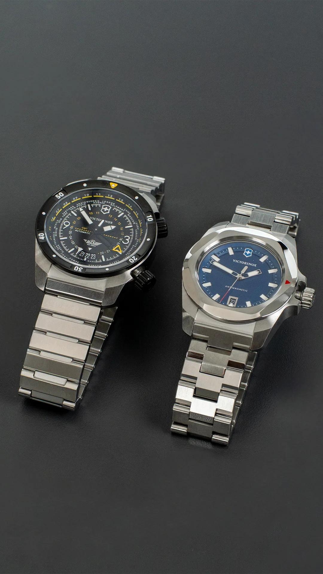 Puntos de control de ajuste del reloj de Victorinox