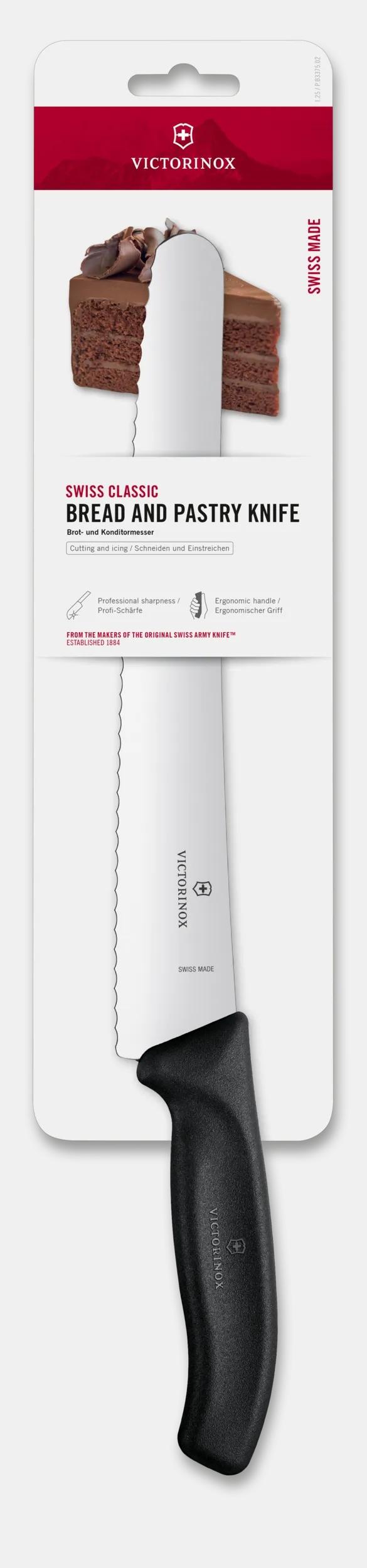 Swiss Classic Bread and Pastry Knife - 6.8633.26B