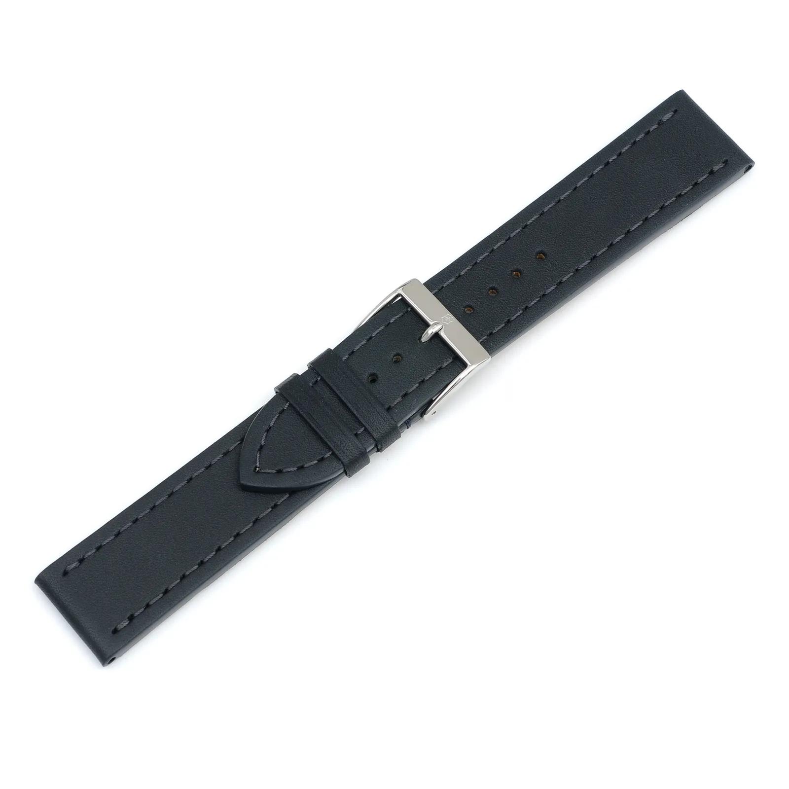 Alliance Chrono - Grey Leather Strap with buckle - 21 mm - 004372