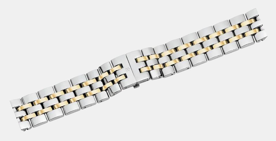 Alliance - Two-Tone Bracelet with Clasp - 001358