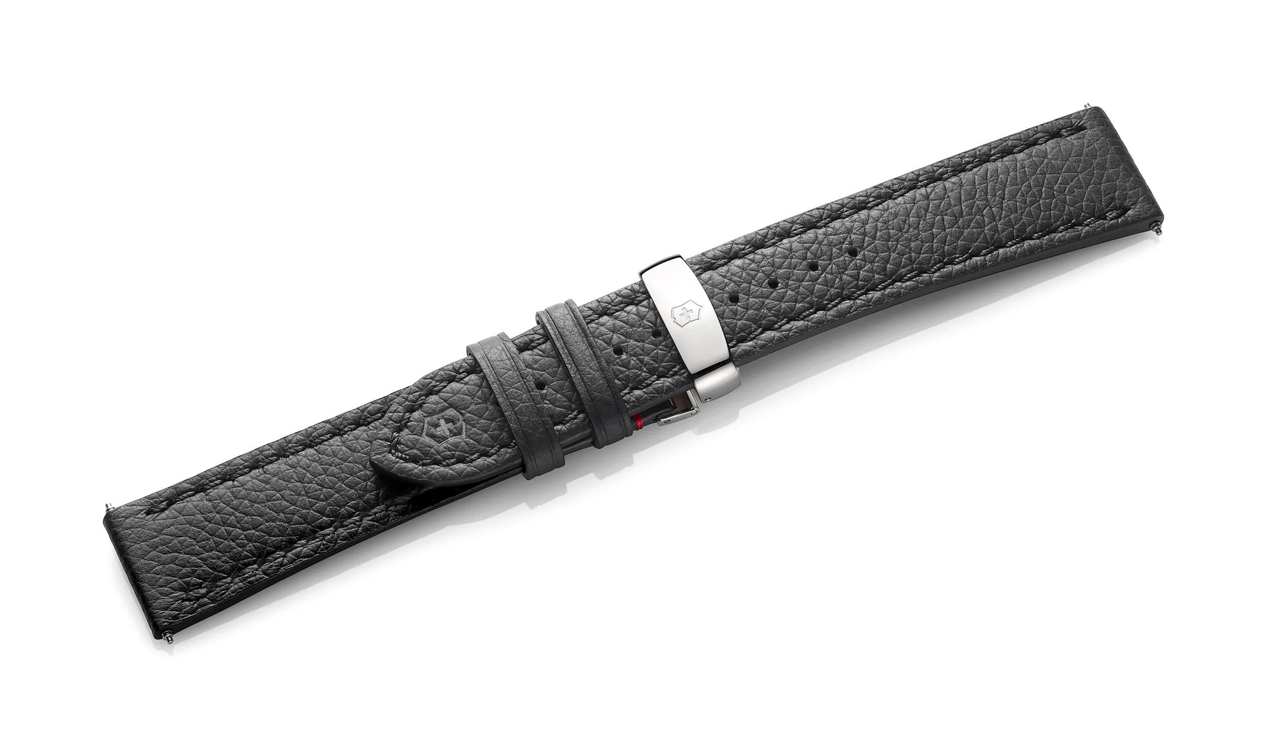 Victorinox Alliance Mechanical - Black Leather Strap with Buckle