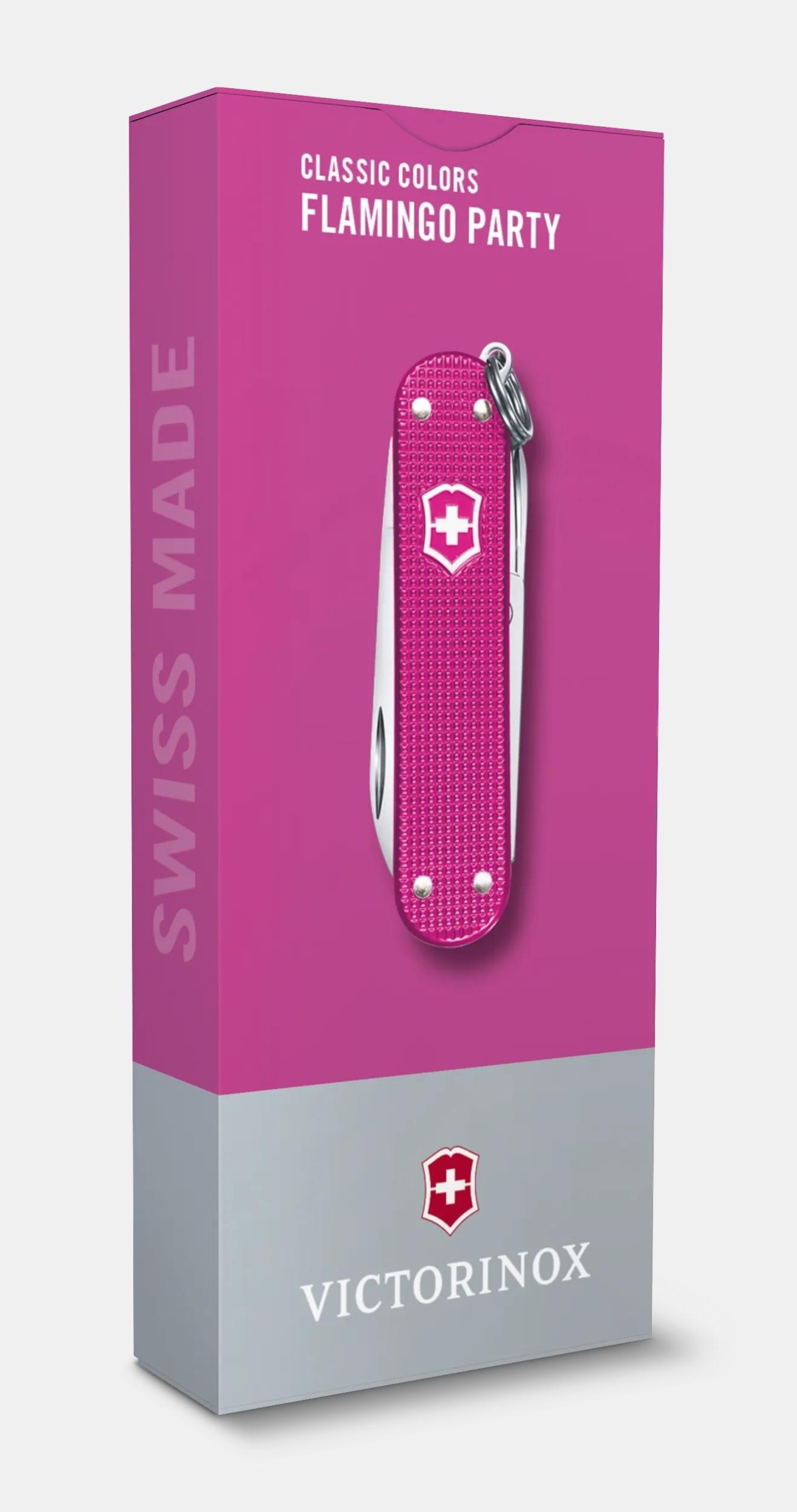 Victorinox Classic SD Alox in Flamingo Party - 0.6221.251G
