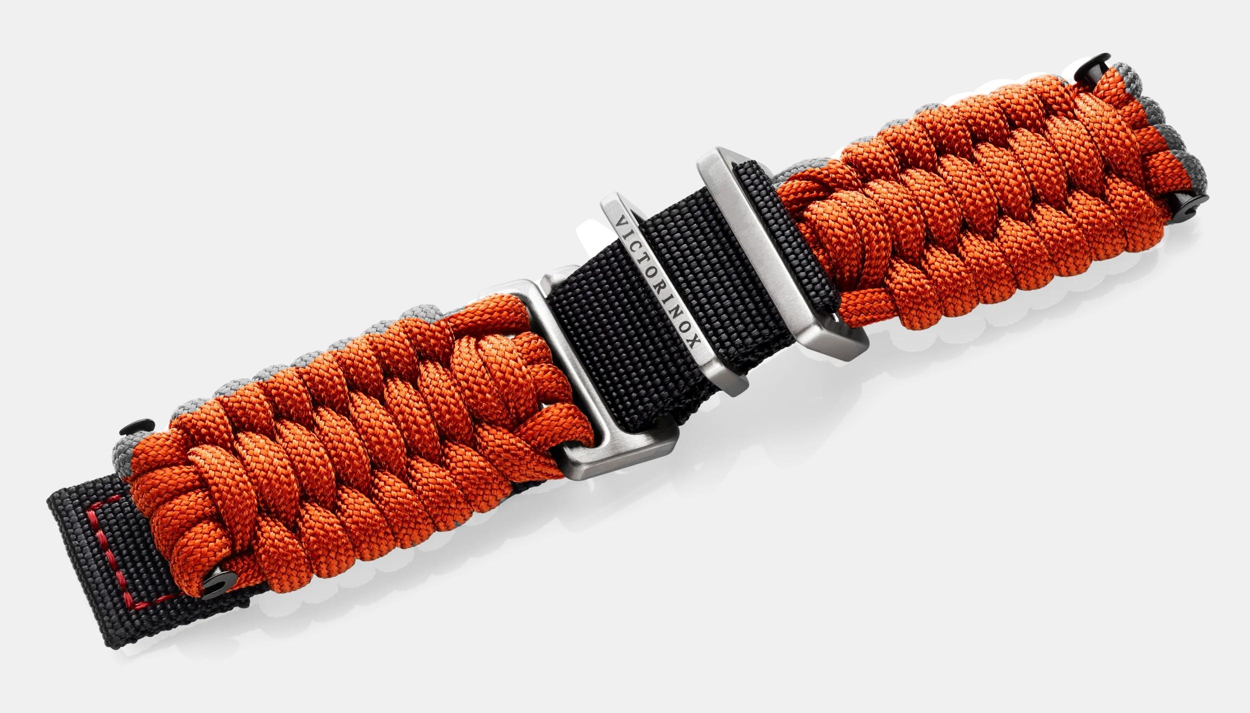 Orange paracord strap with buckle - 005656