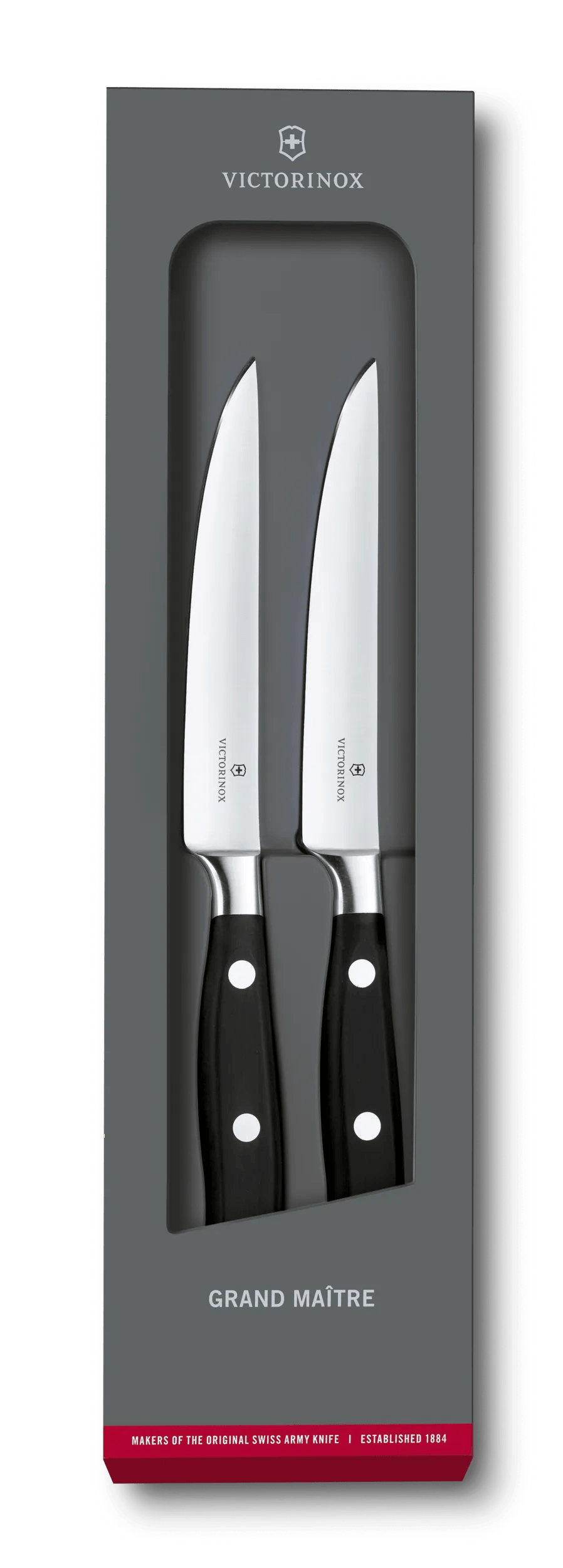 Check this out: Grand Maître Steak Knife Set, straight edge