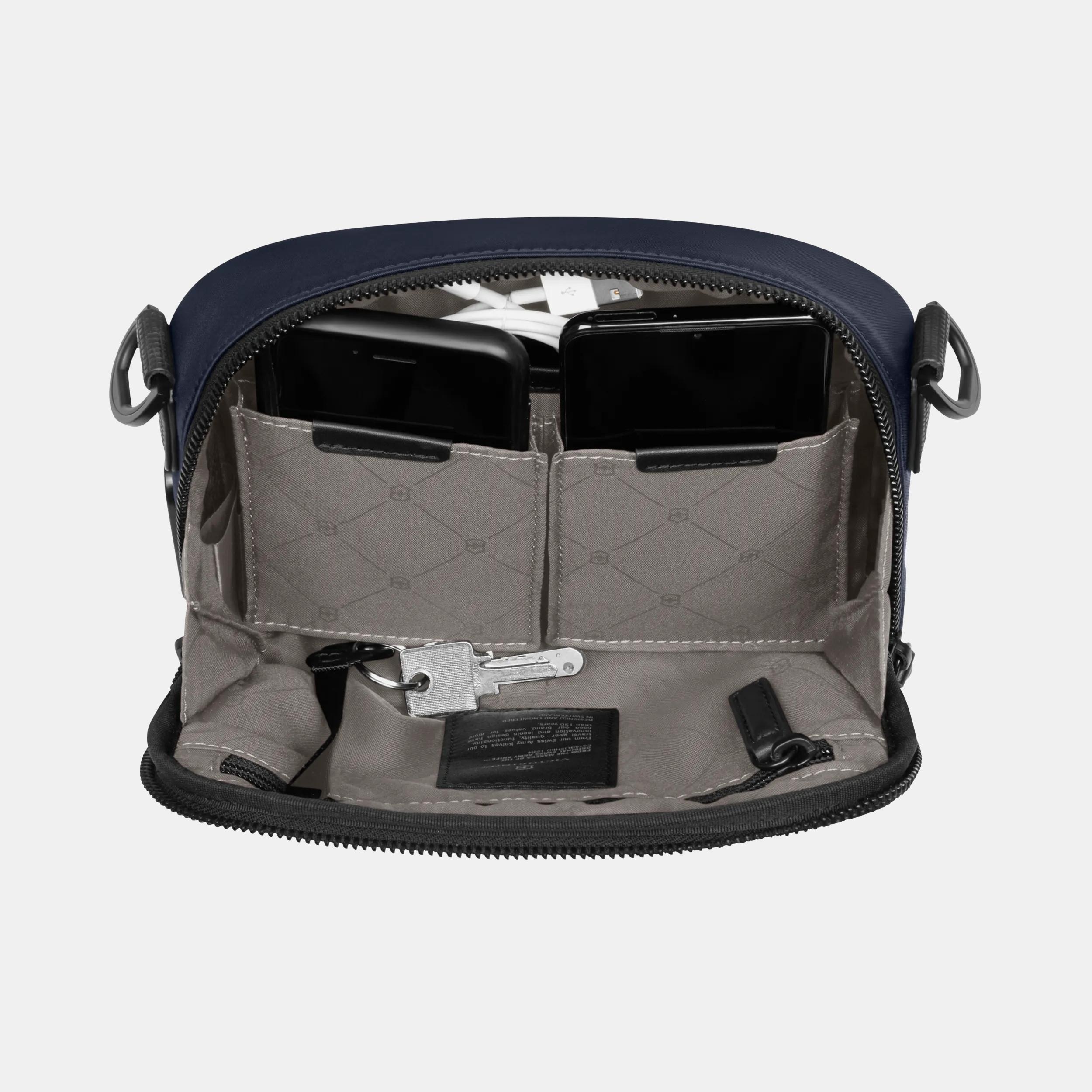 アロックス ネロ コンパクト クロスボディバッグ - 653675