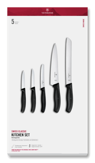 Victorinox Classic Kitchen Set, 4 pieces in Red - 6.7131.4G