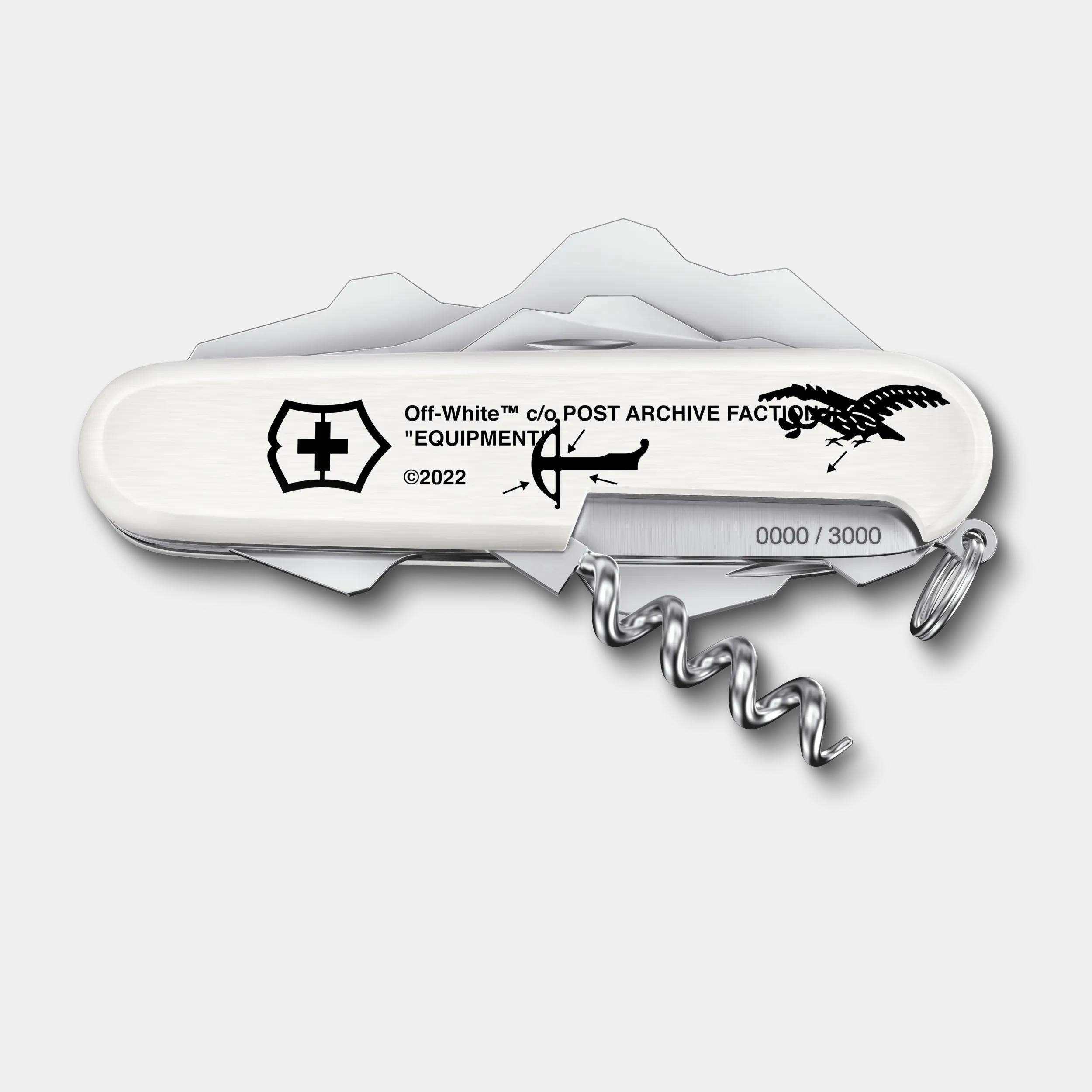 Victorinox Off-White™ 携手Victorinox 维氏为Designer White - 1.3611.OW