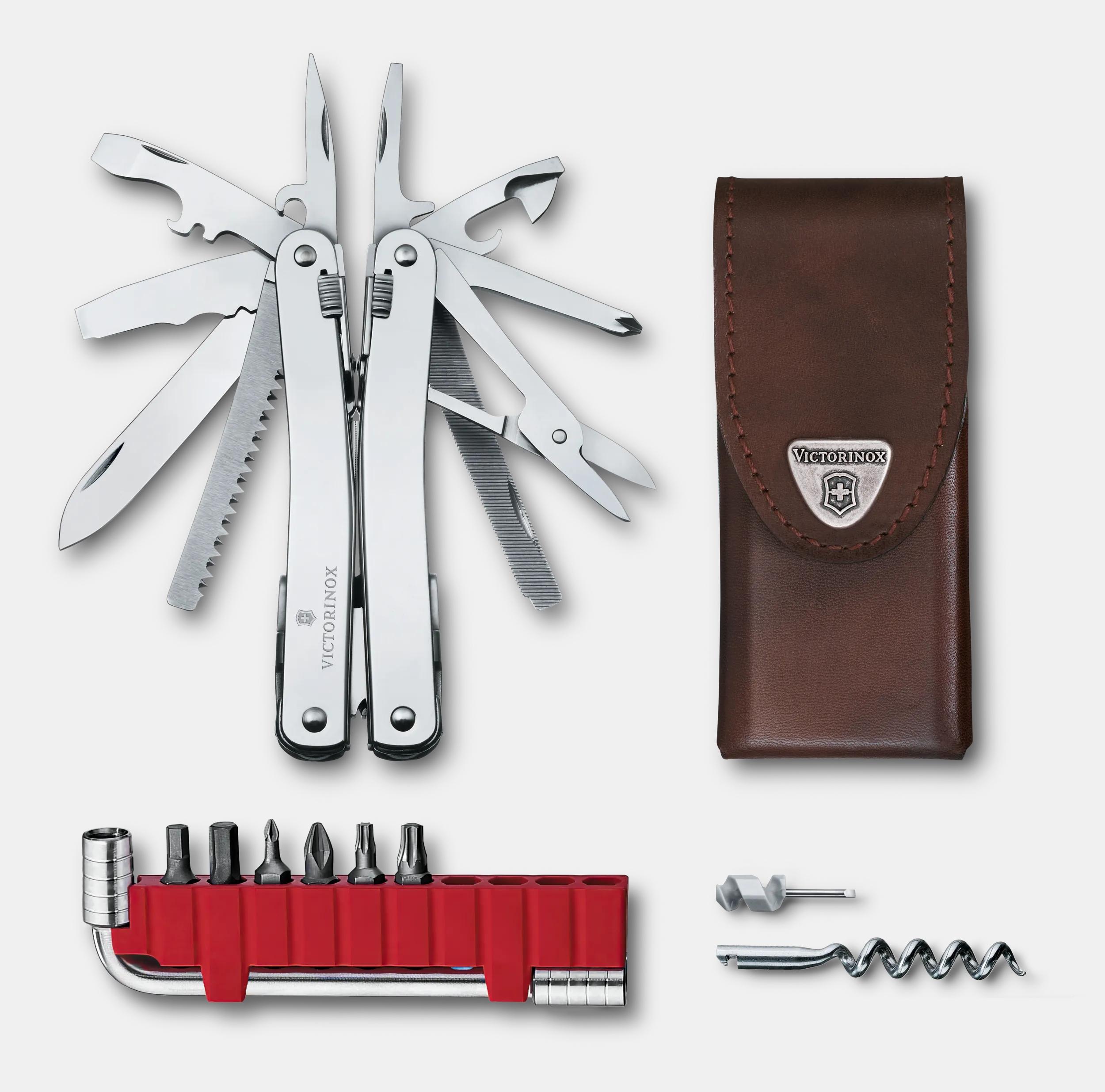 Victorinox Swiss Tool Spirit X Plus in Includes leather pouch