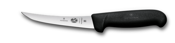 Victorinox Fibrox Butcher Knife, 25 cm in Black - 5.7403.25BK