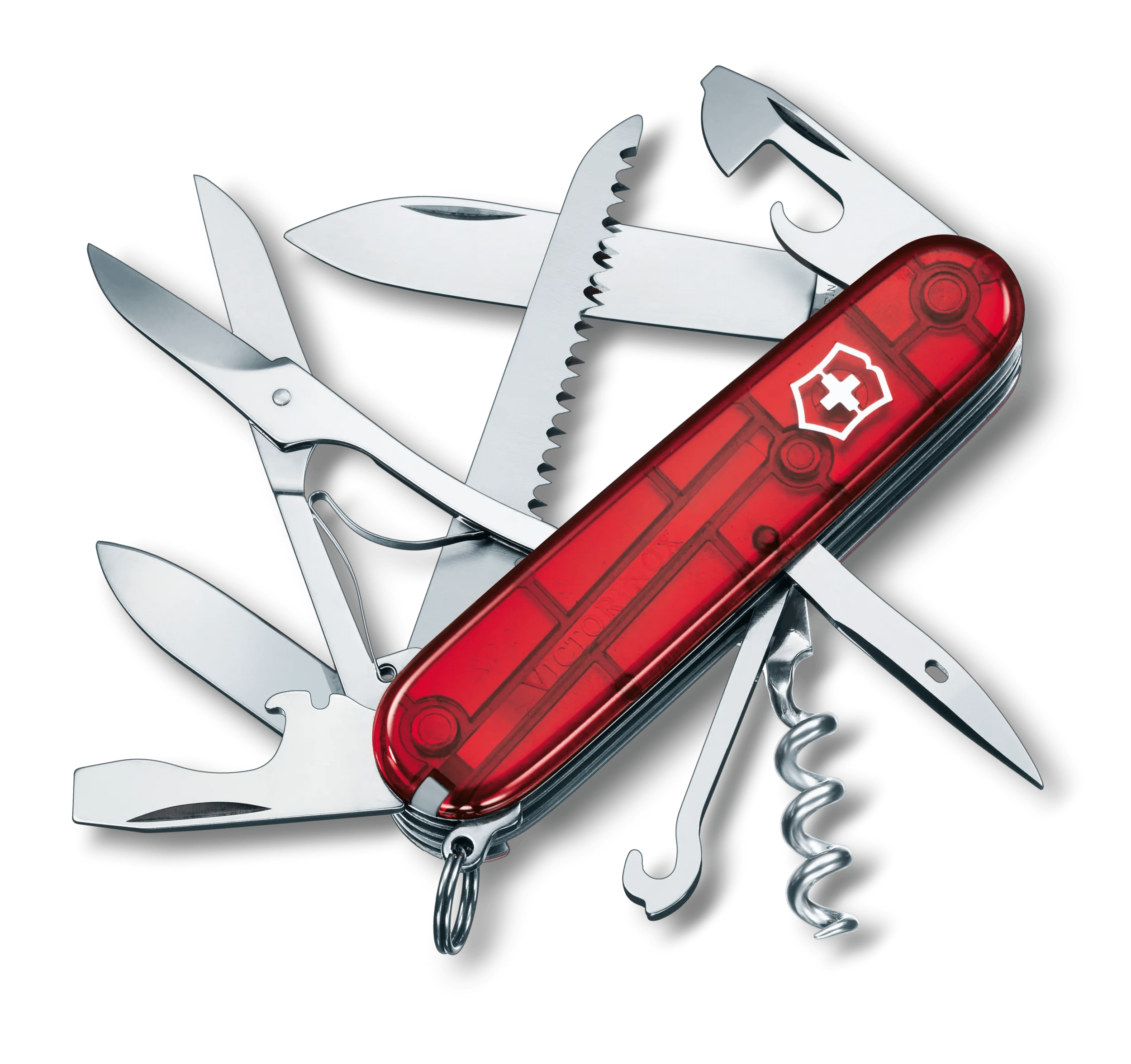 Victorinox ハントマン レッド トランスペアレント - 1.3713.T