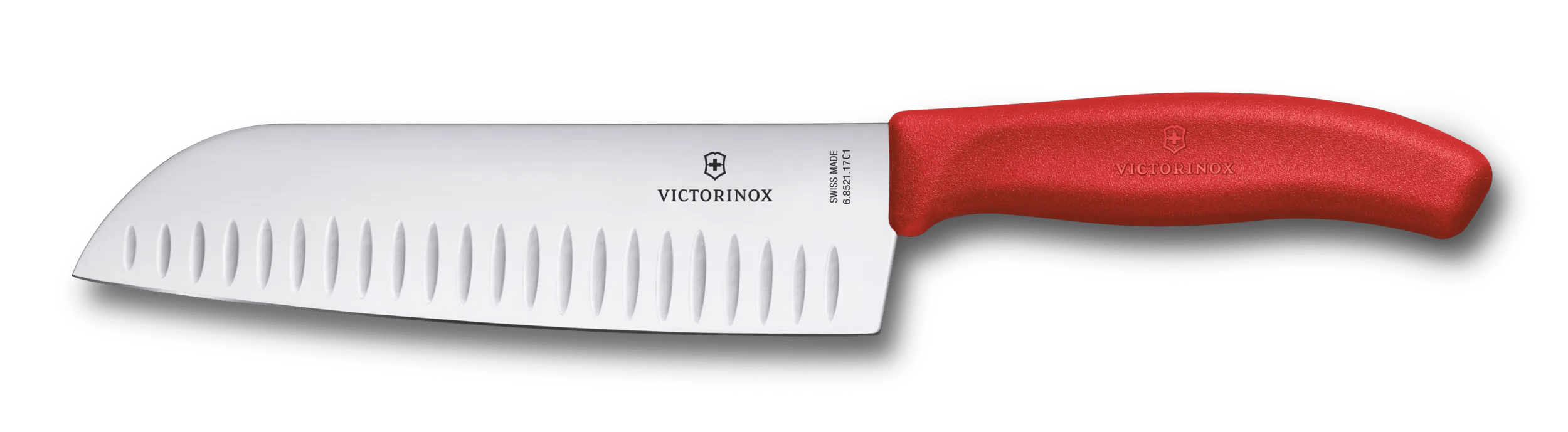 Victorinox Swiss Classic Santoku Knife, 7 in in Chili red - 6.8521