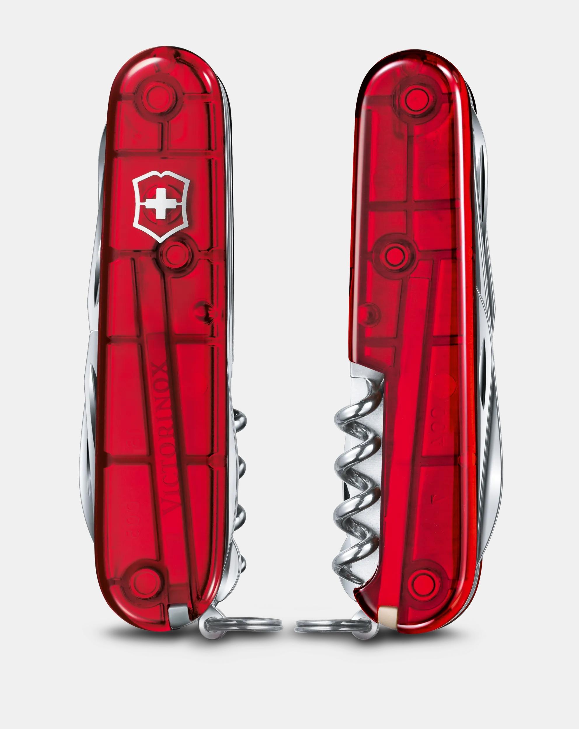 Victorinox Climber in red transparent - 1.3703.T