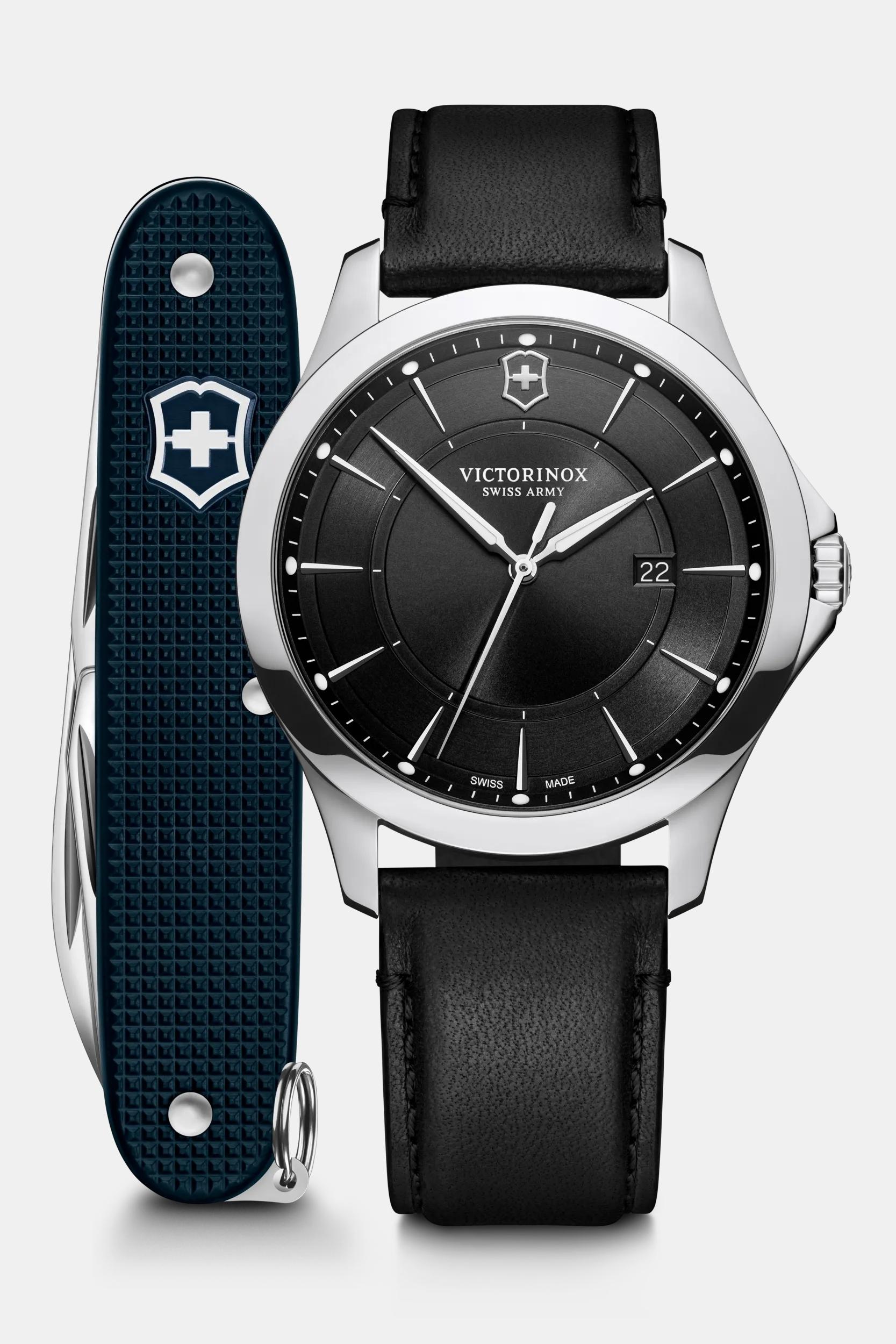 Victorinox Conjunto de relógio Alliance e canivete do exército