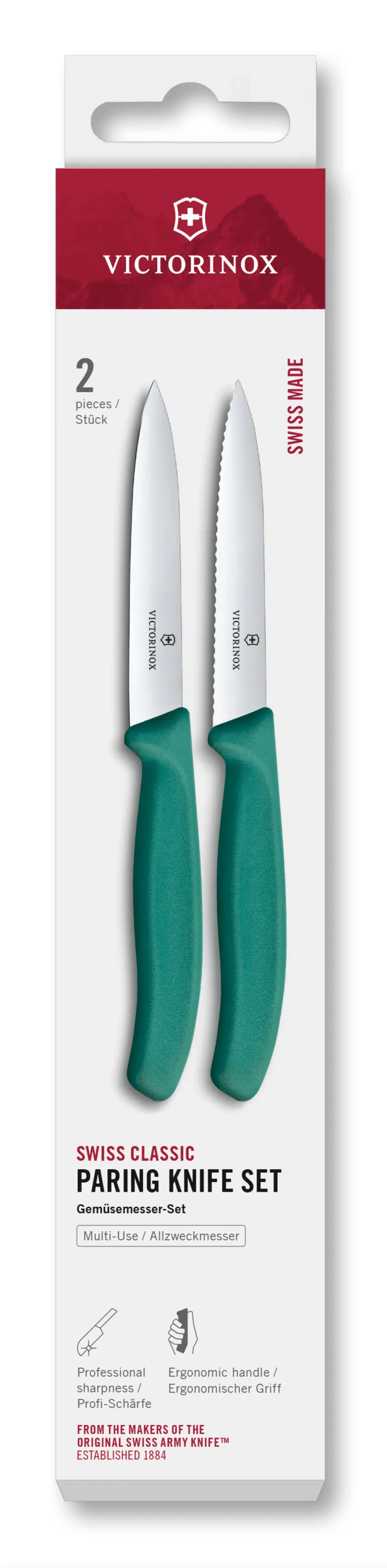 Victorinox スイスクラシック パーリングナイフセット 2ピース, 10 cm