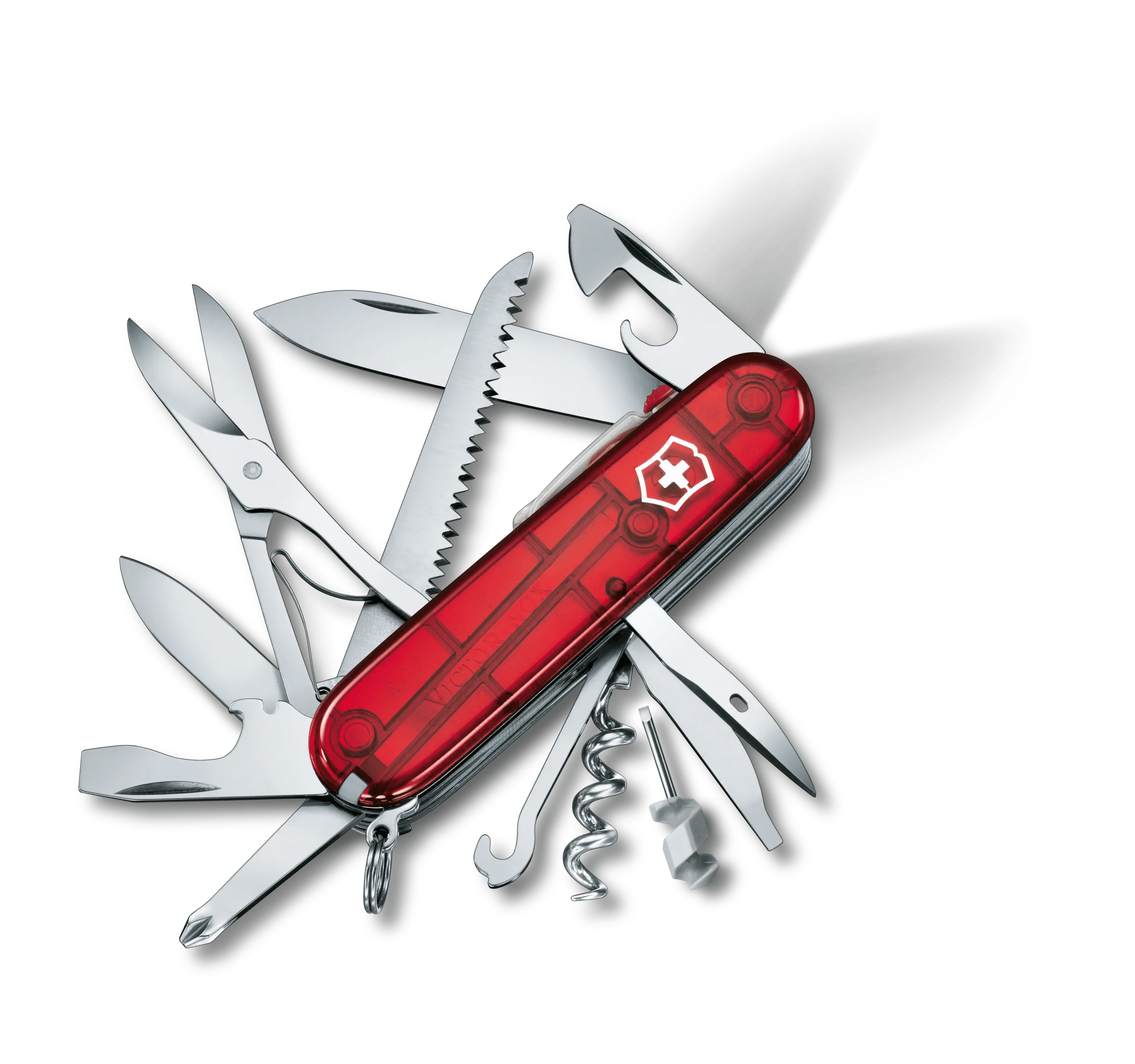 Victorinox ハントマンライト レッド トランスペアレント - 1.7915.T