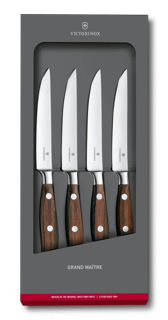 Victorinox Swiss Modern Steak Knife Set, straight edge in