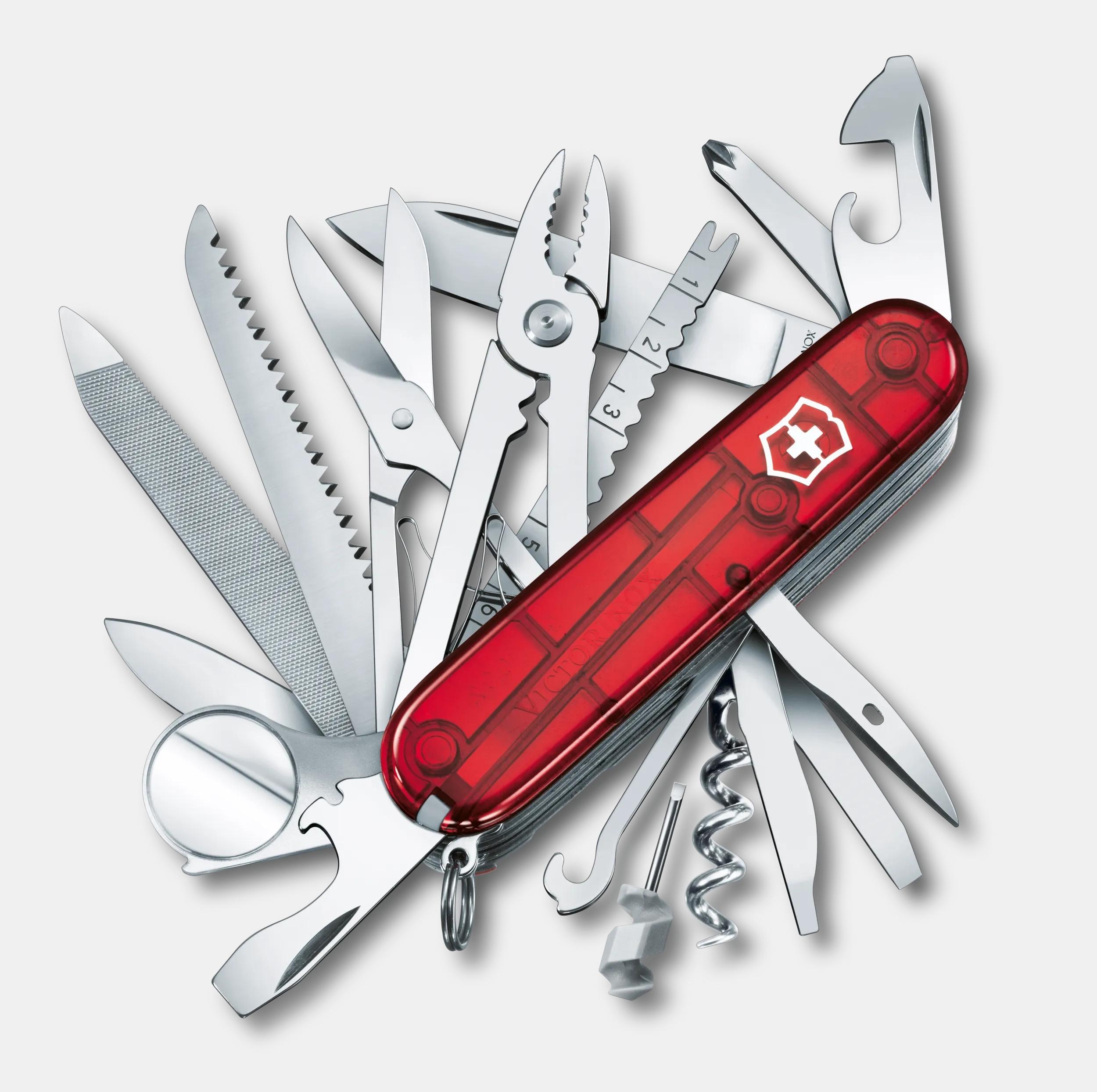 Victorinox スイスチャンプ レッド トランスペアレント - 1.6795.T