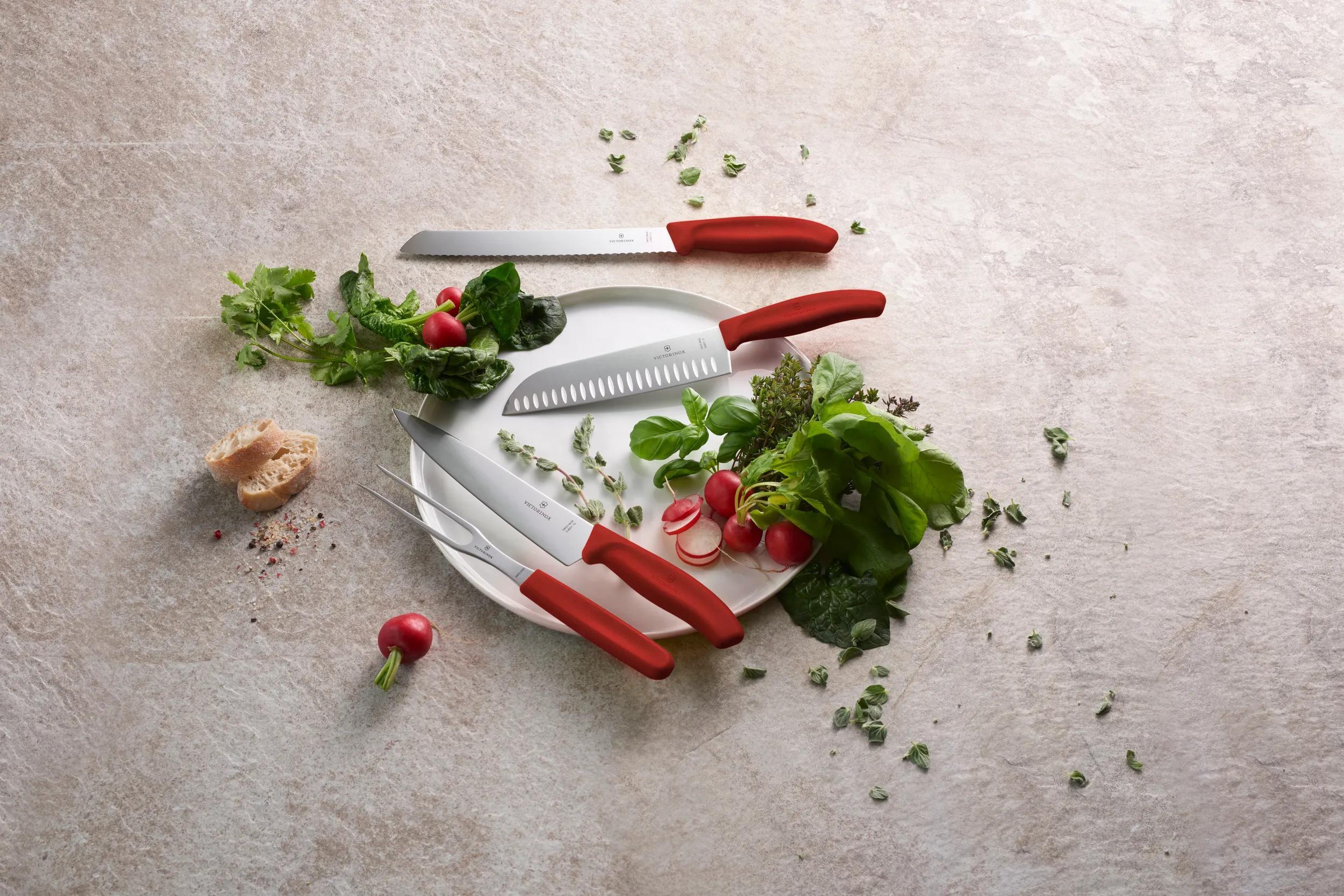 Victorinox スイスクラシック カービングフォーク レッド
