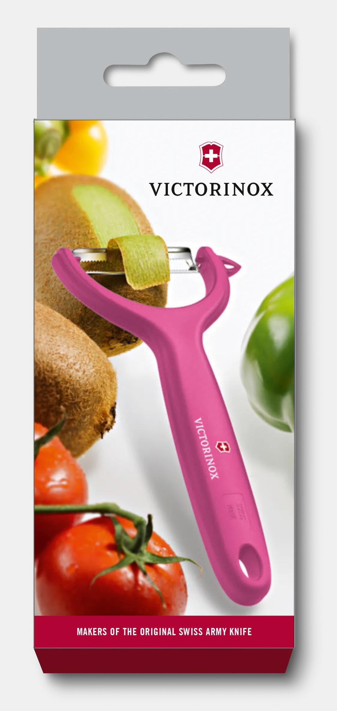 Victorinox Tomato and Kiwi Peeler in pink - 7.6079.5
