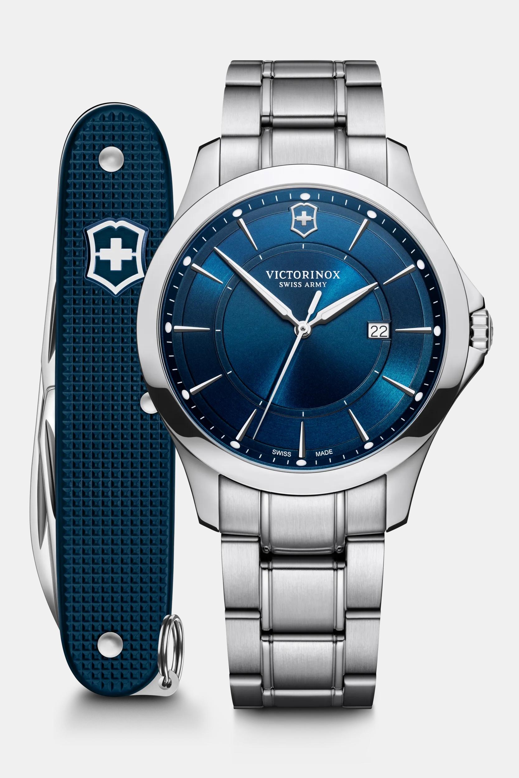 Victorinox Alliance Watch with Swiss Army Knife Set in Alliance 