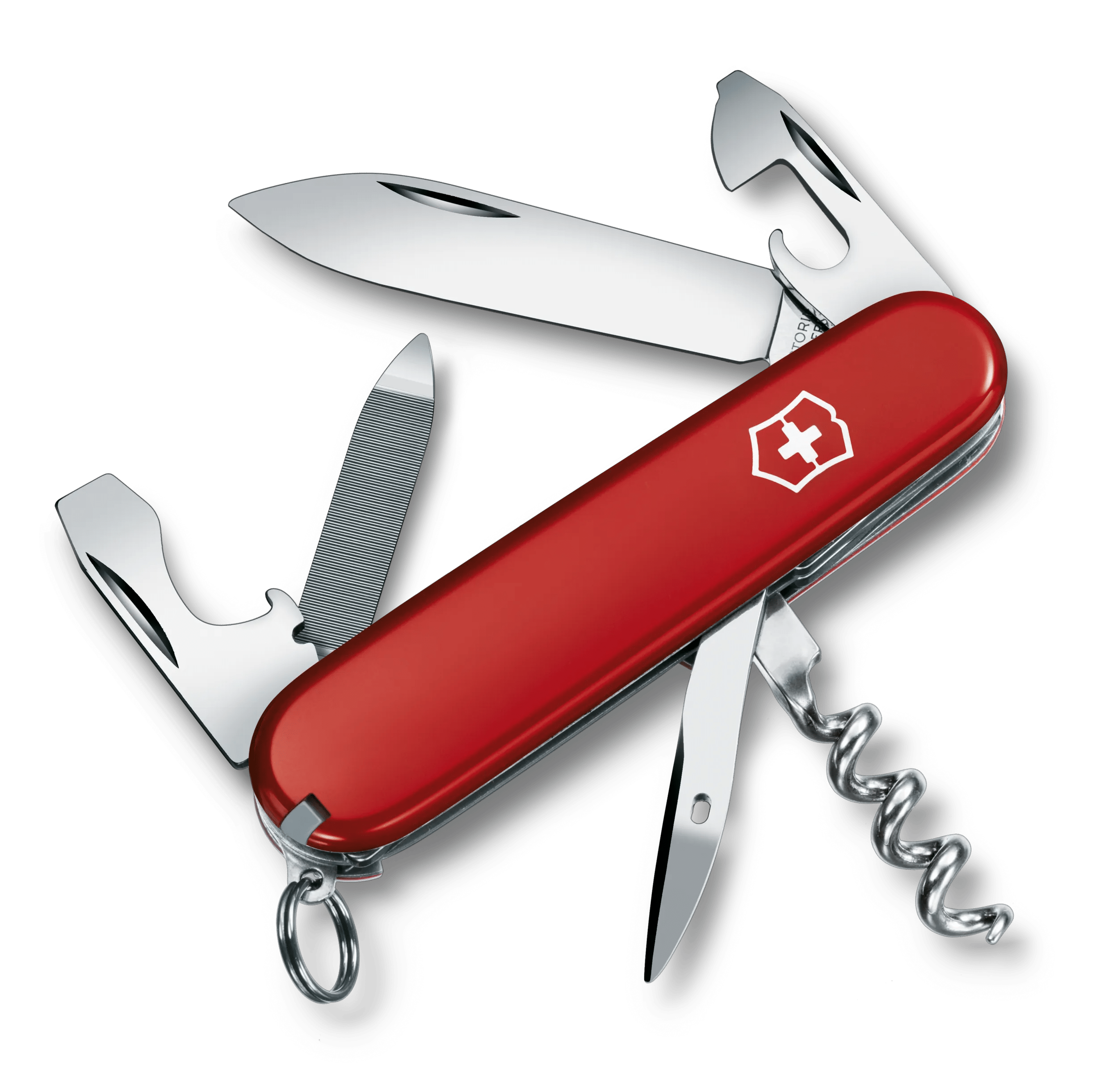 Victorikox オリジナルスイスアーミーナイフ Victorinox Sportsman in red - 0.3803