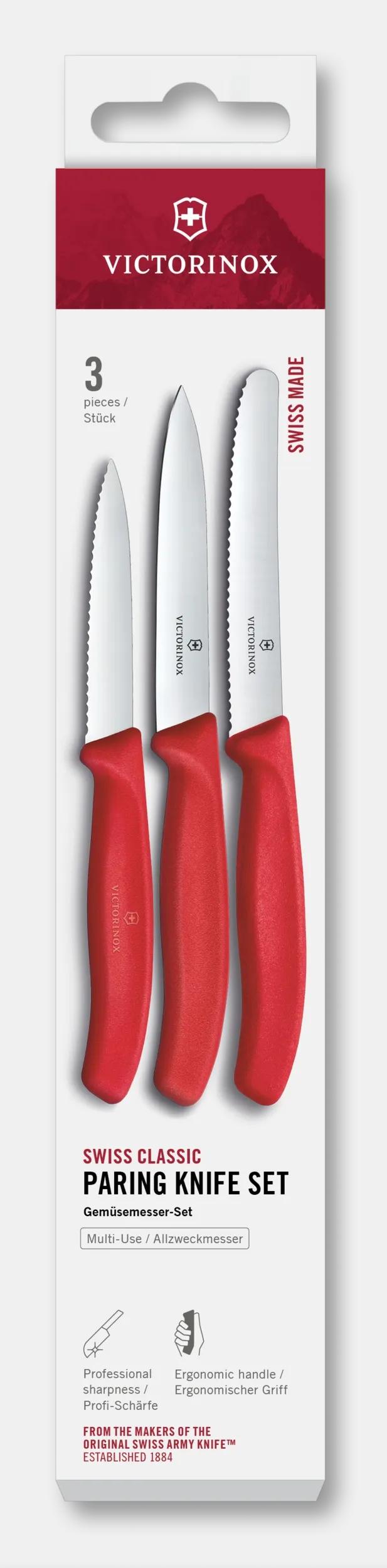 Victorinox スイスクラシック パーリングナイフセット 3ピース, 11 cm