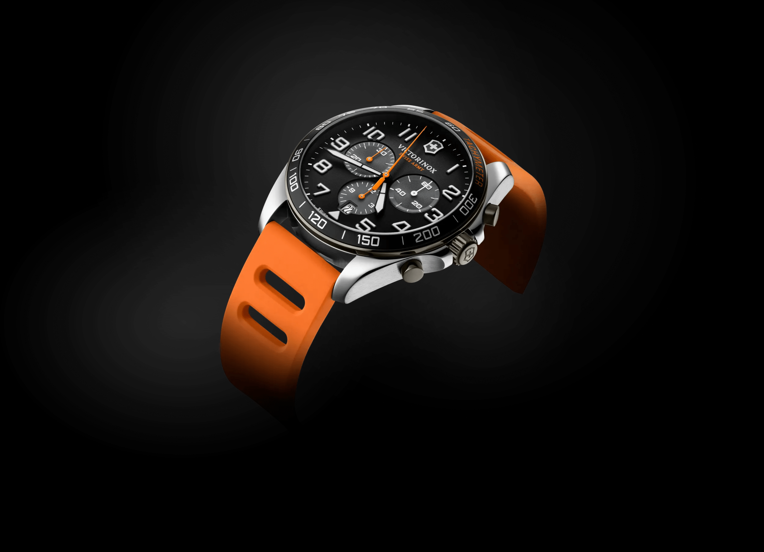 ★cocoa★ Victorinox Swiss Army FieldForce Sport Chronograph Stainless