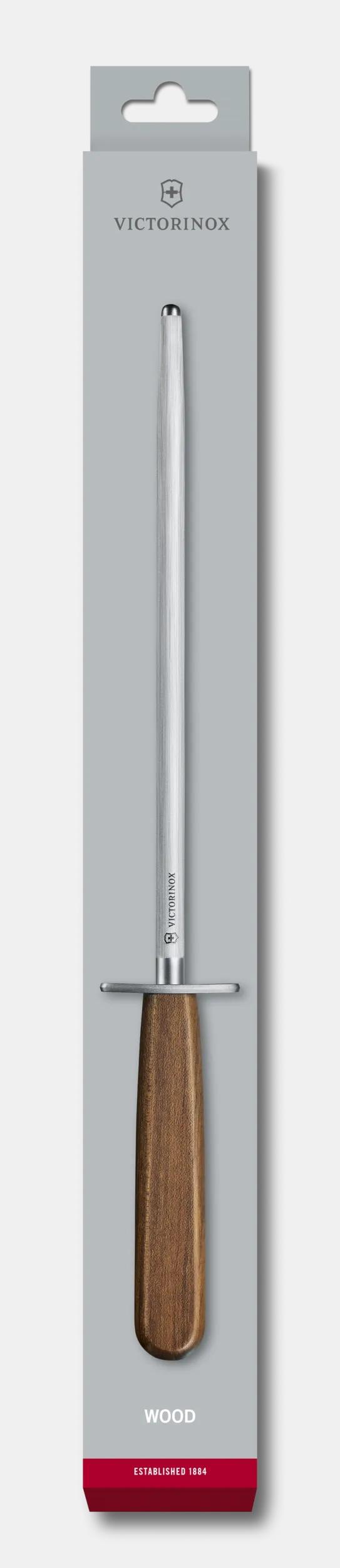 Victorinox Wood Honing Steel, 23 cm in Modified Maple - 7.8308