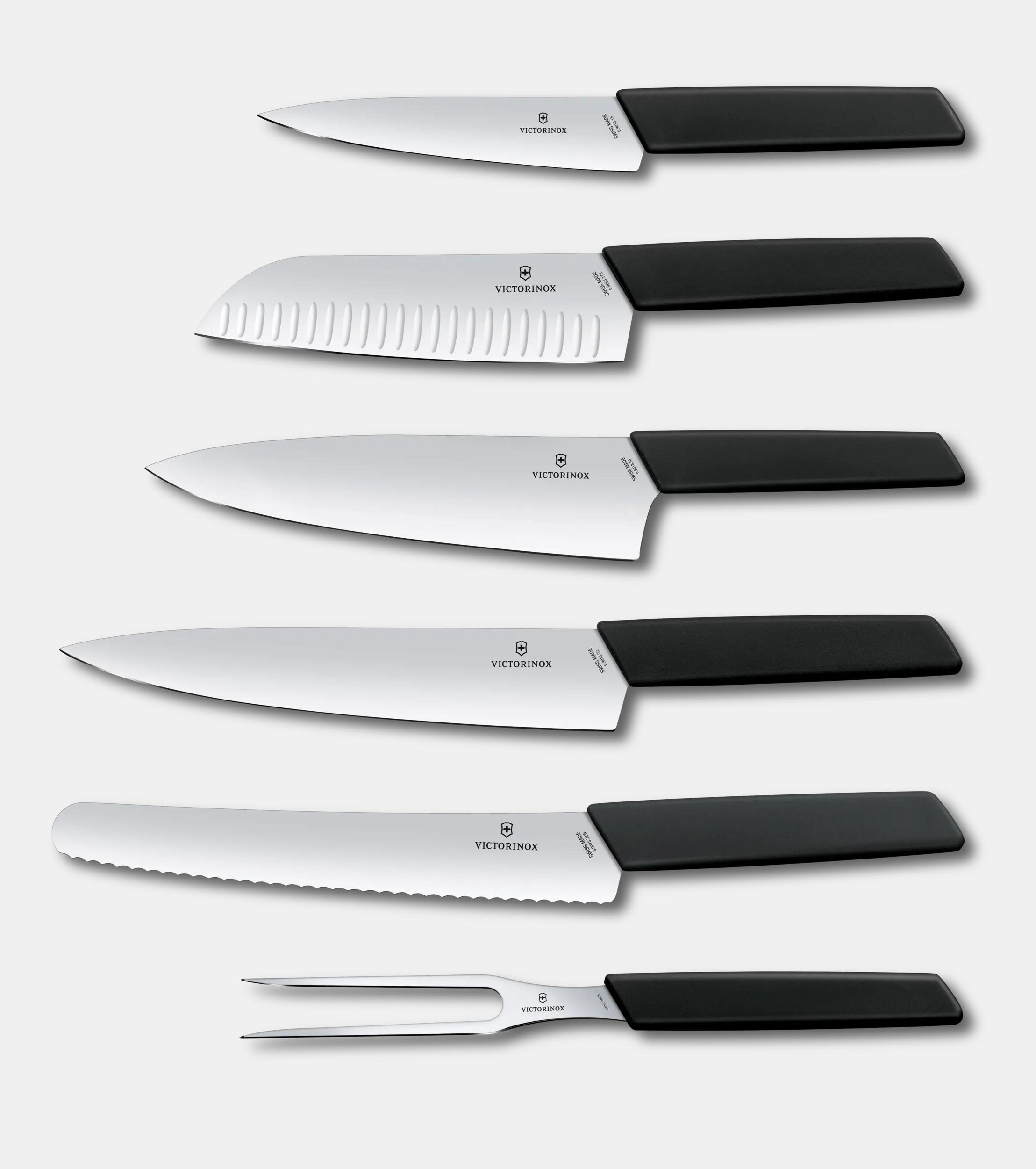 Modern Knife Block, 6 Pieces - 6.7186.63