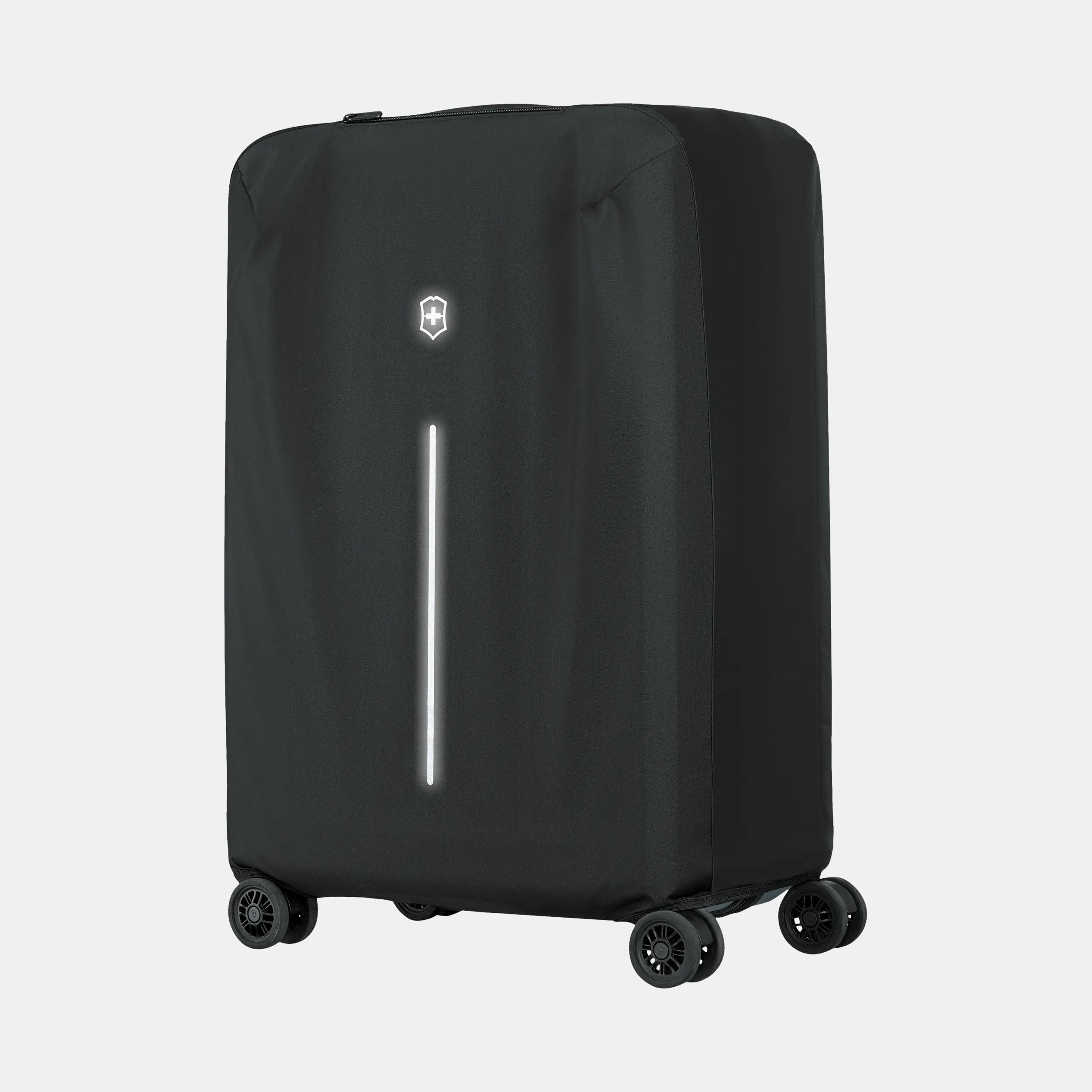 スーツケース 78L XL ブラック ラッチ式 TSA×2 ダイヤルロック×2 Victorinox ミディアムケース用ラゲッジカバー ブラック - 654087
